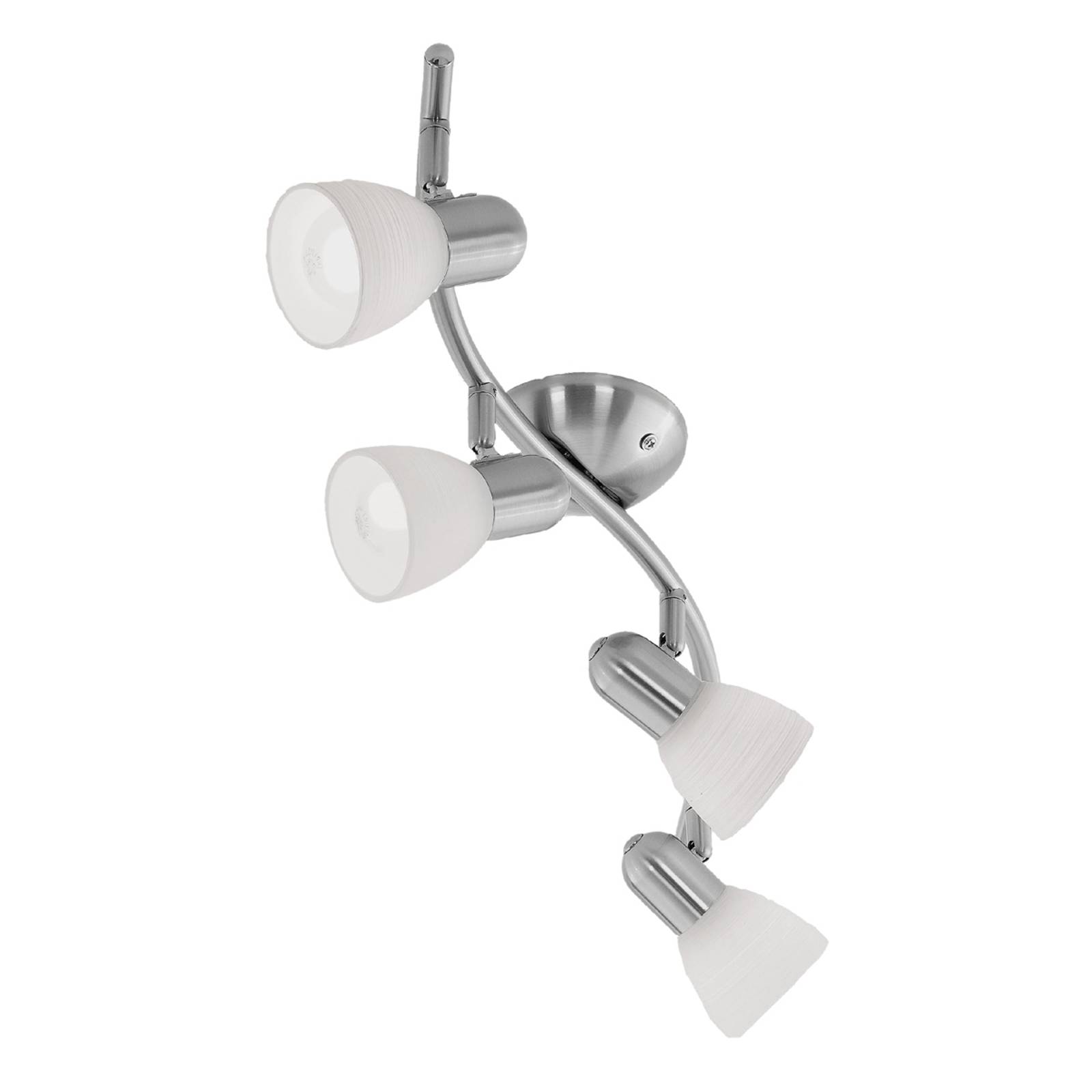 Stämningsfull plafondlampa Dake, fyrdelad