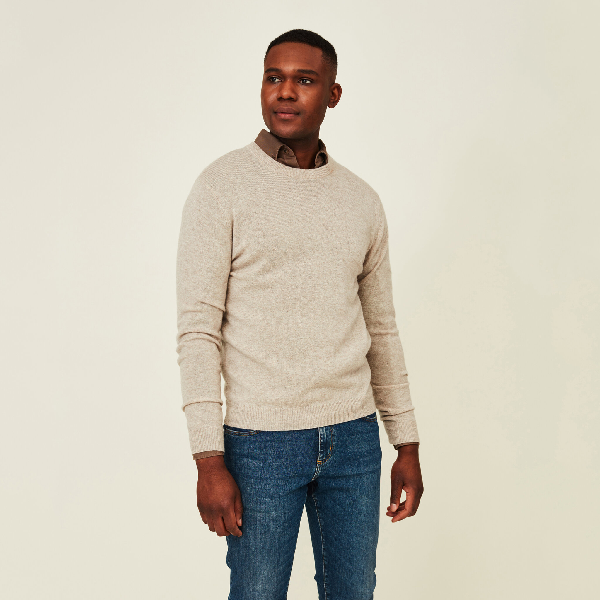 Will Merino/cashmere Blend Crew Neck Sweater