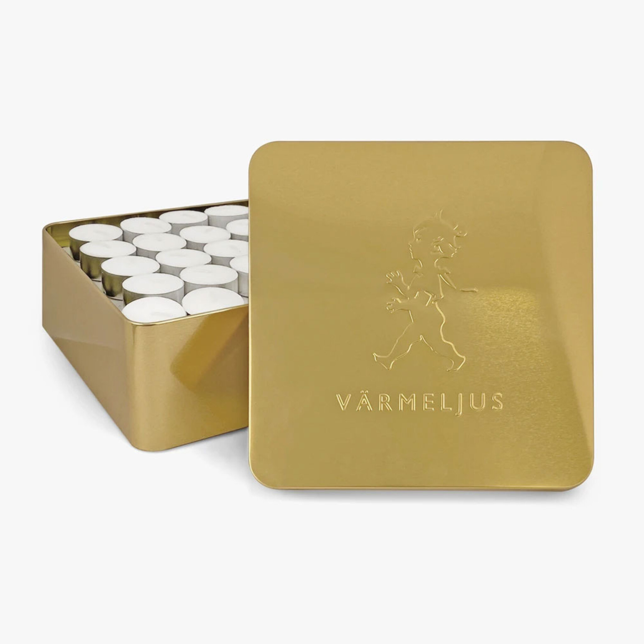 Värmeljuslåda 21 cm, 21x21x8,5cm