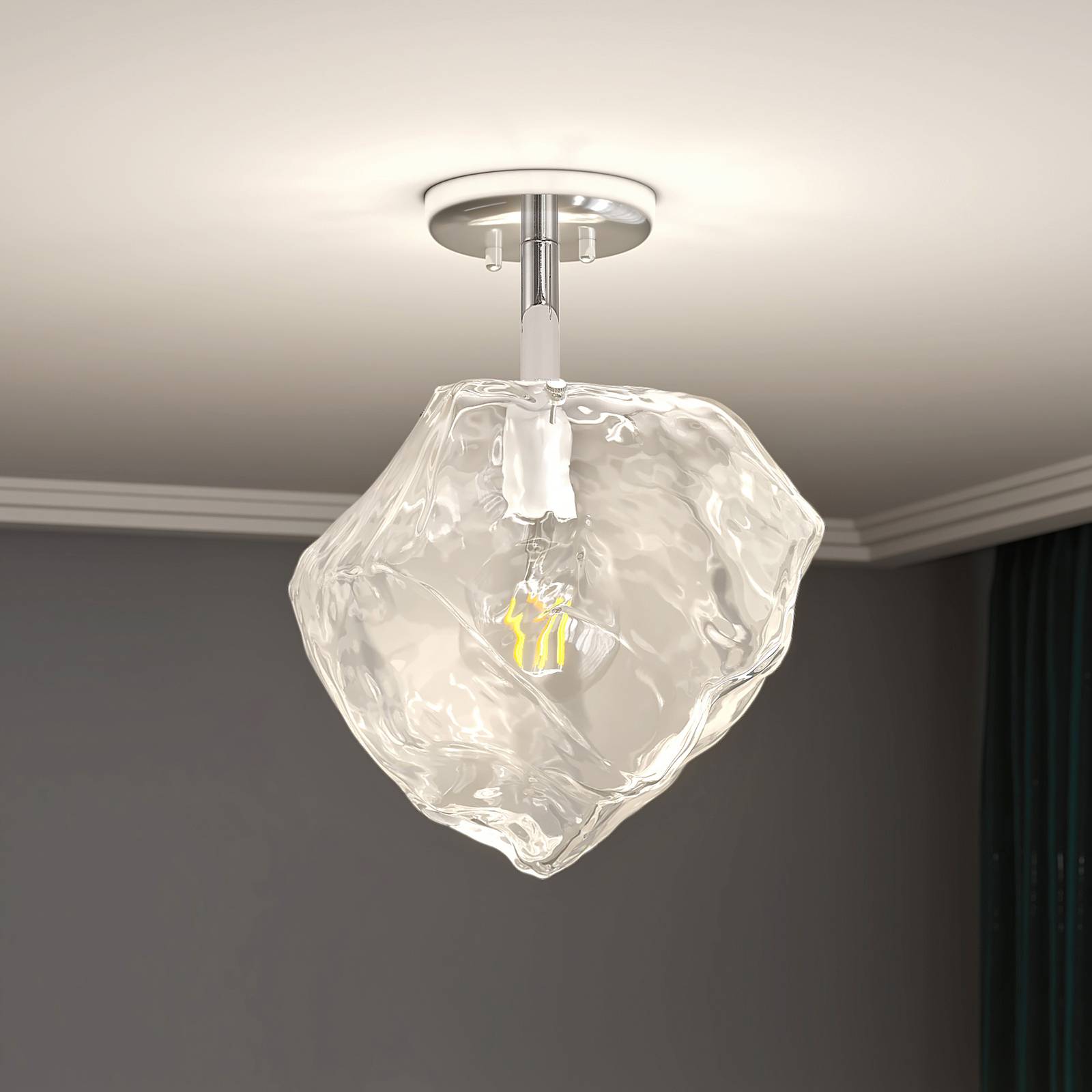 Lucande Valina taklampa av glas