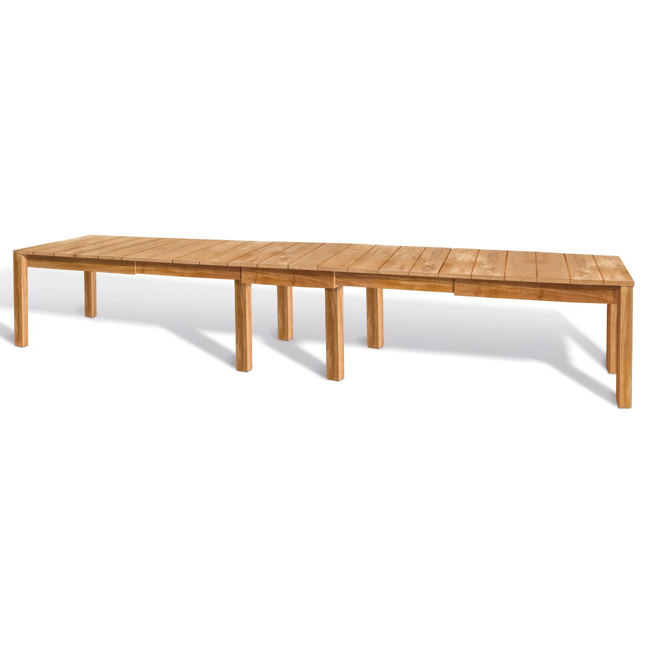 Oxnö matbord 300 - 460 teak, Skargaarden