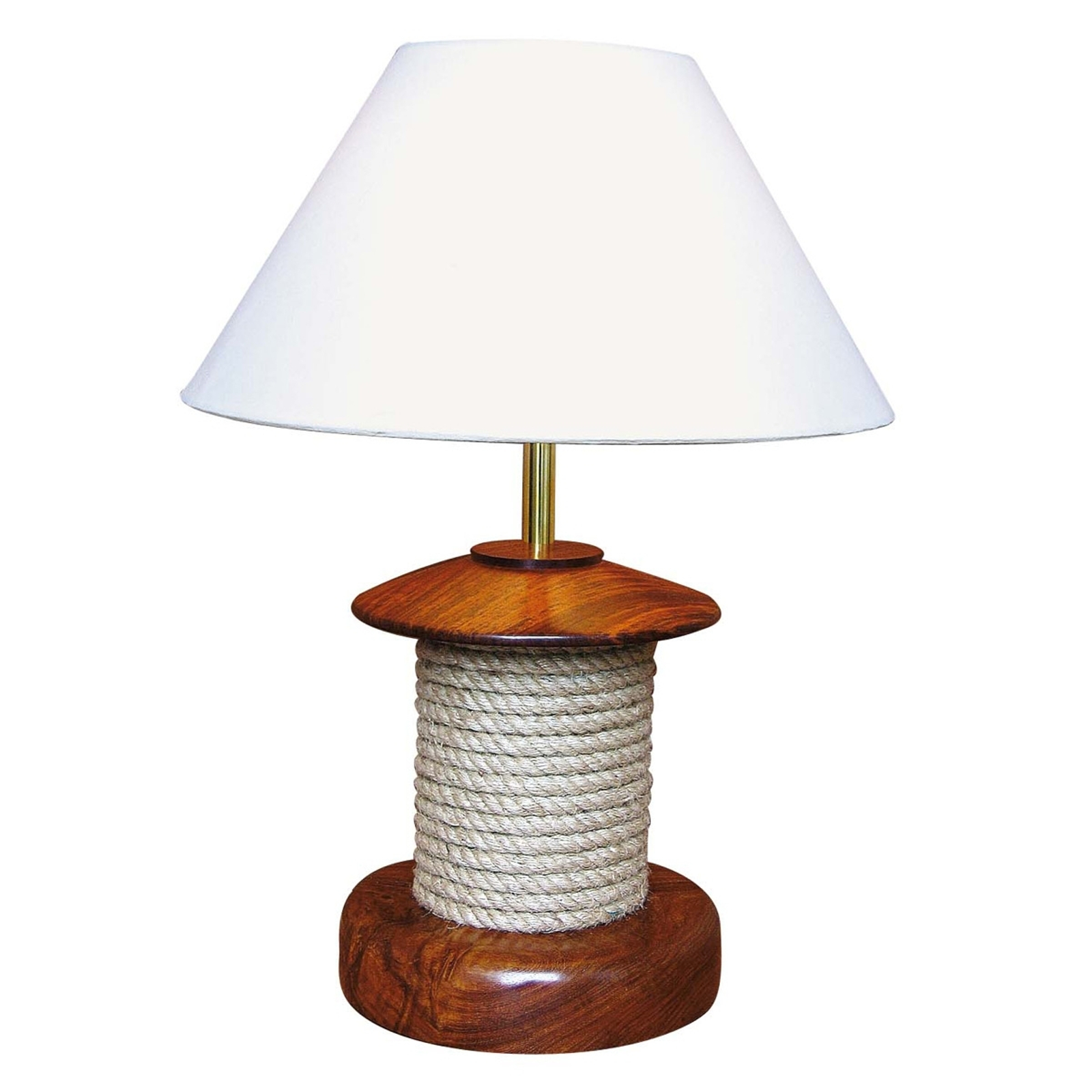 Bordslampa Pulley med trä