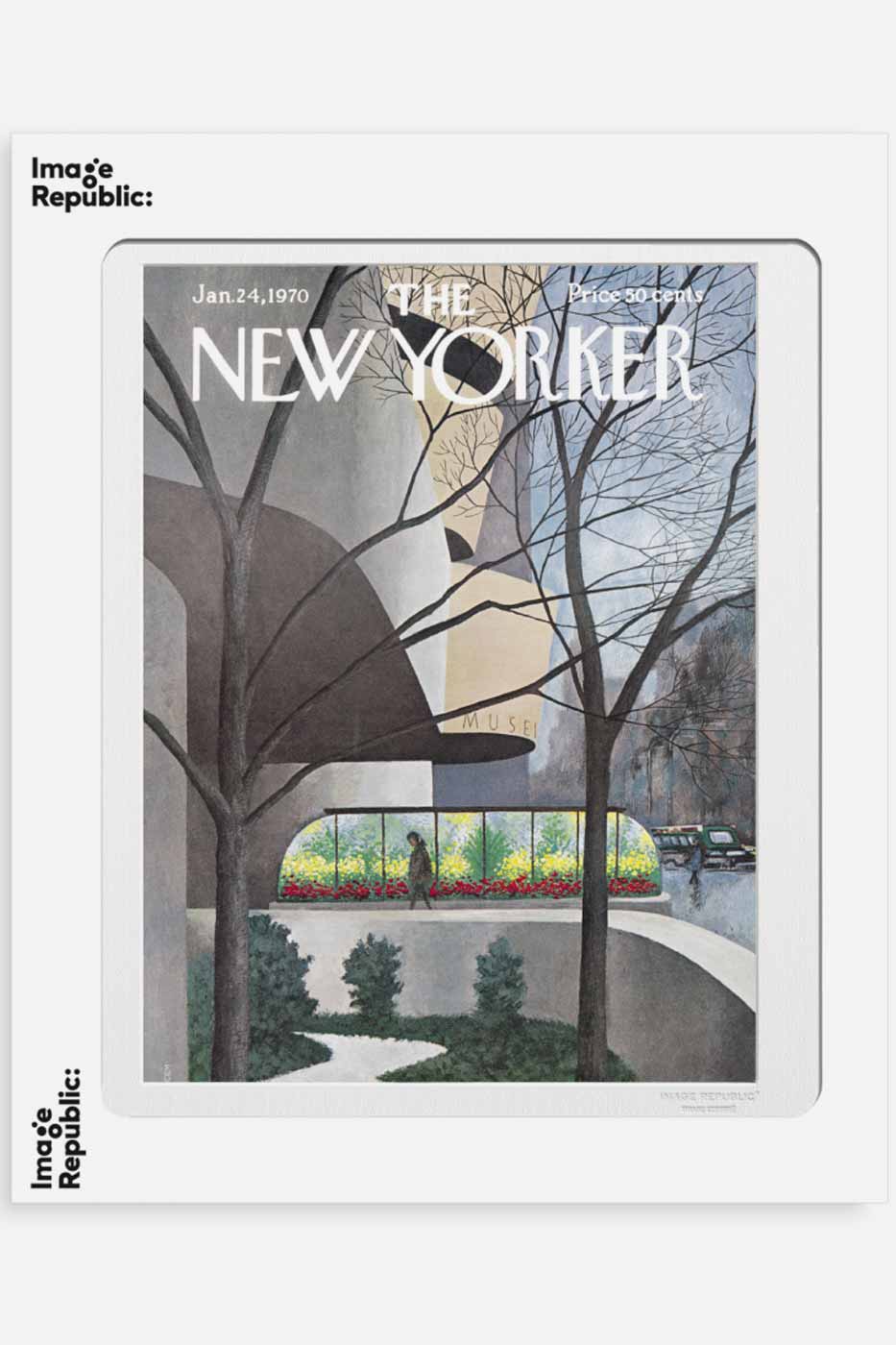 Poster The New Yorker Guggenheim museum 40x50 cm