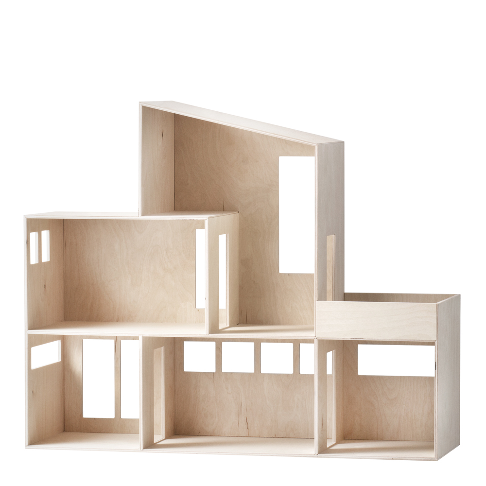 Ferm Living - Funkis Dockhus Trä stor