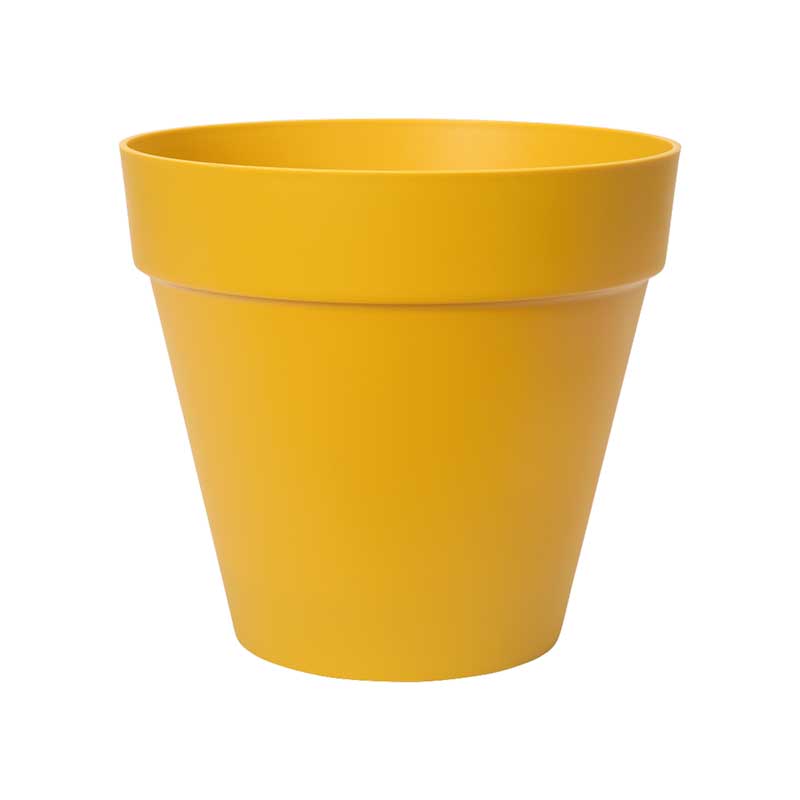 Kruka Loft Urban rund 25 cm, gul