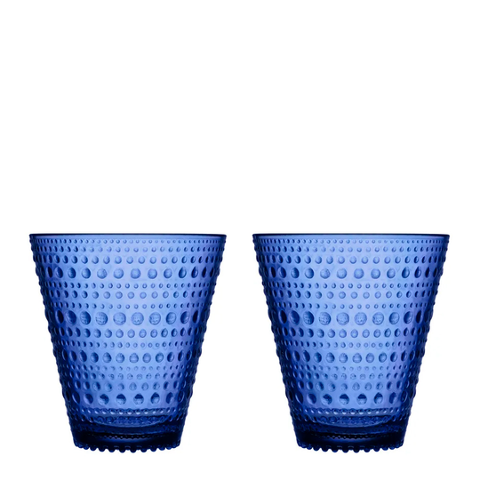 Iittala - Kastehelmi Tumbler 30 cl 2-pack Ultramarinblå