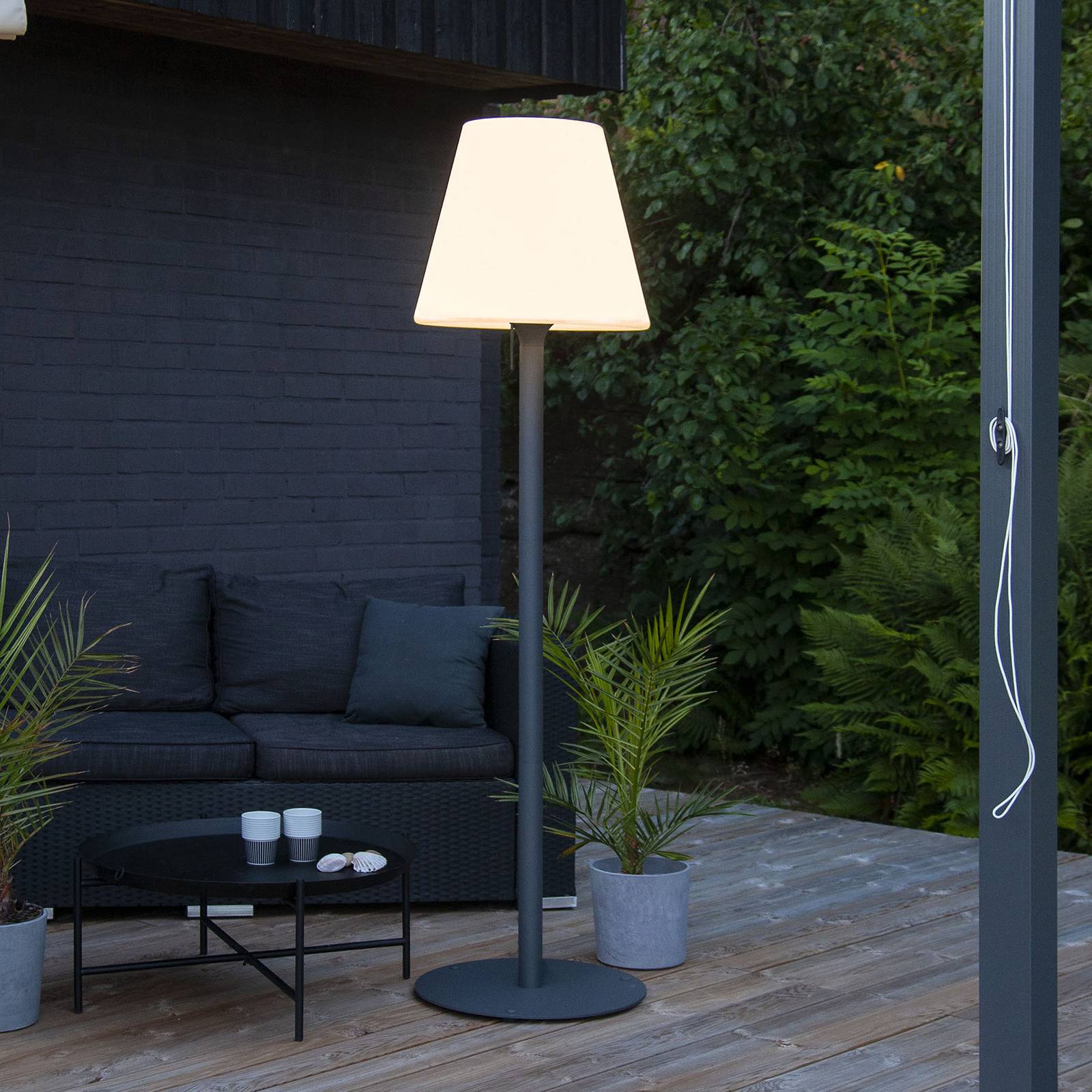 Golvlampa Gardenlight Kreta 187 cm