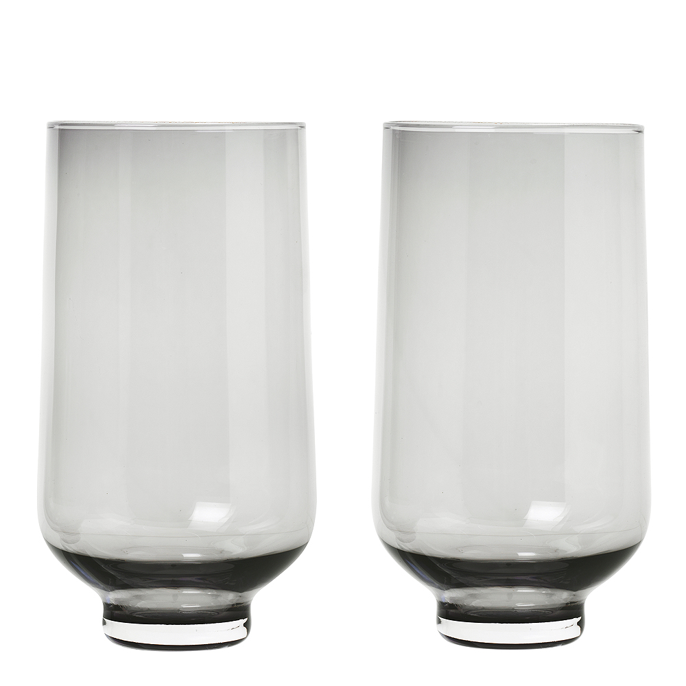 Blomus - Flow Tumblerglas 40 cl 2-pack Smoke