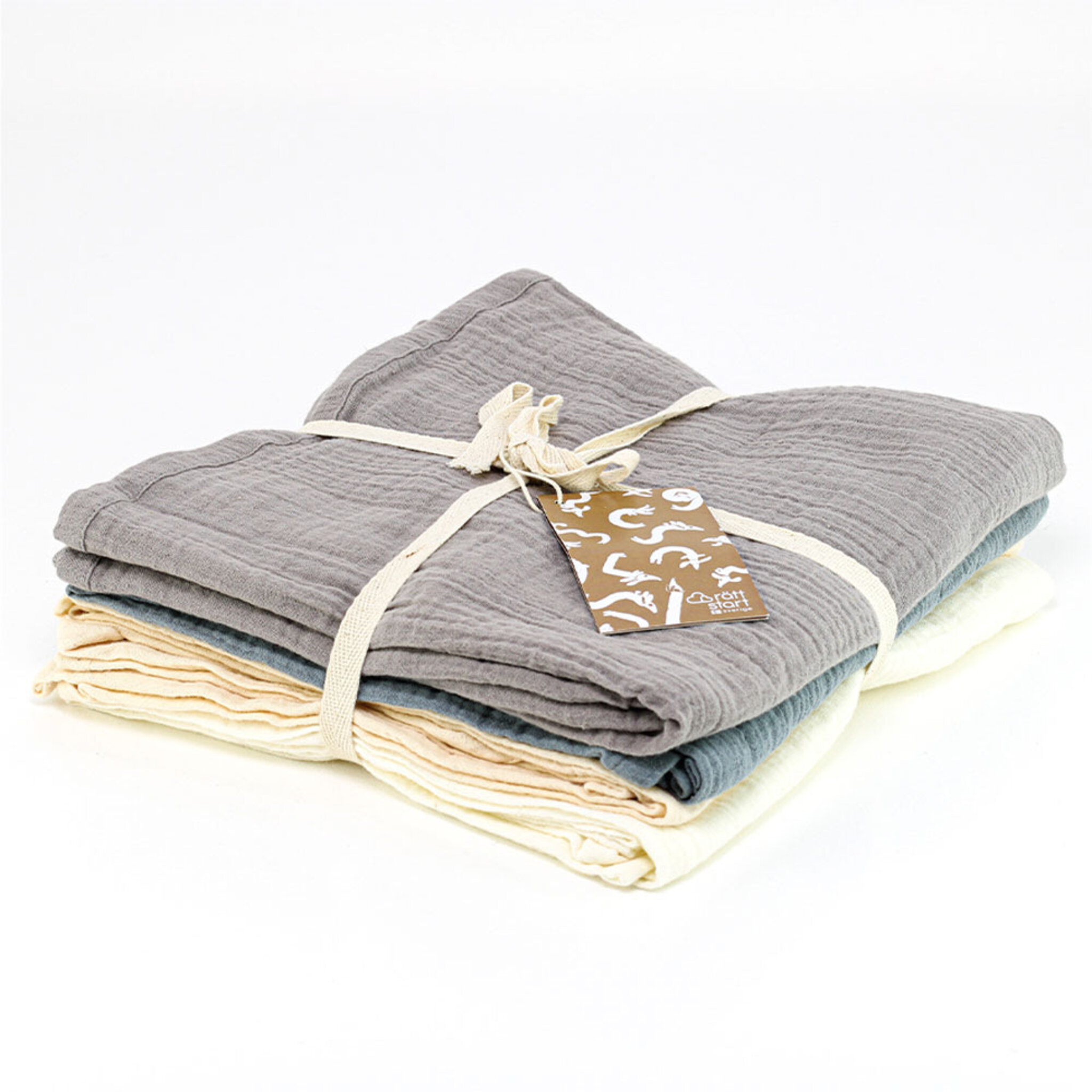 Tax Muslinfiltar - Blue/Grey 4-pack