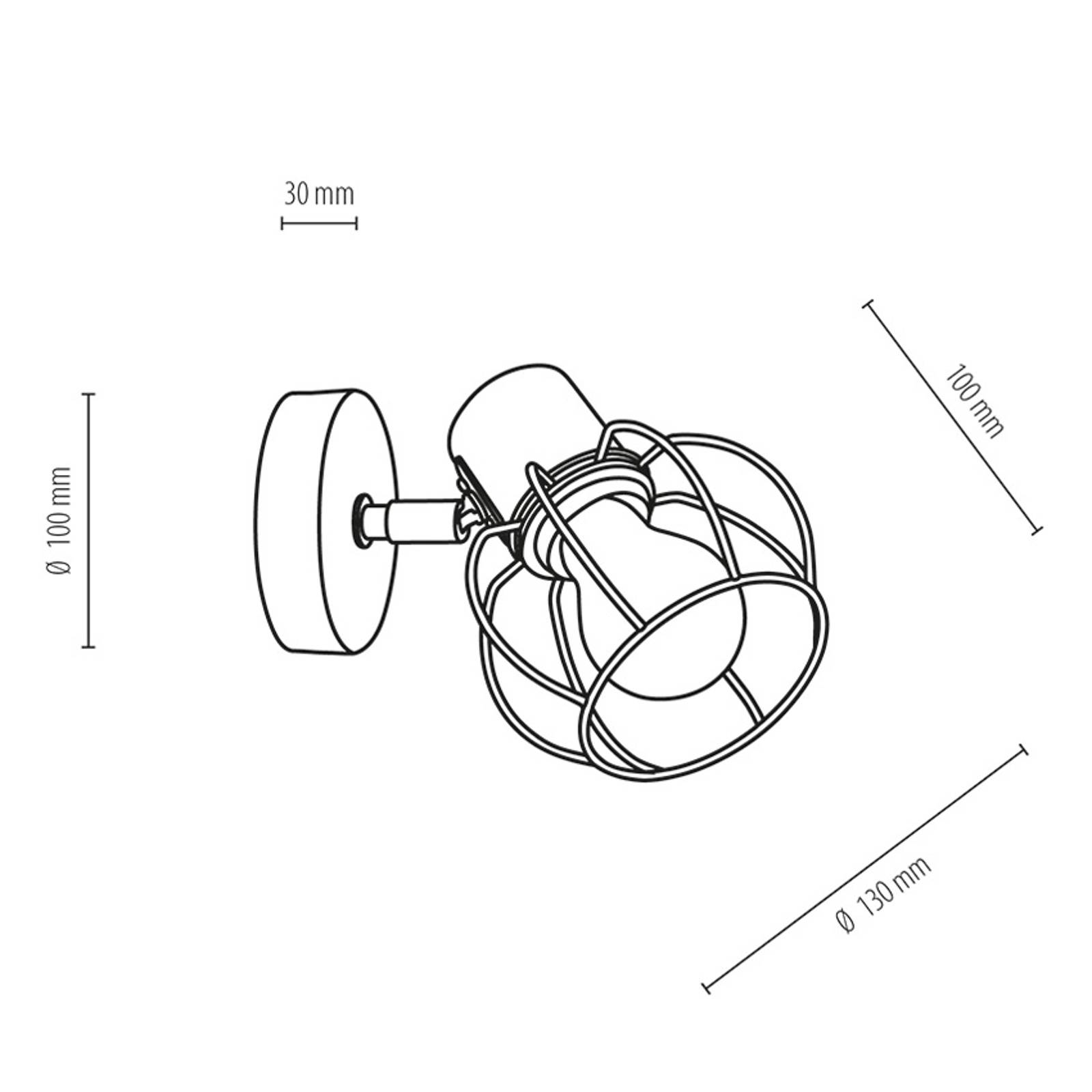 Envolight Fence vägglampa med öppen metallskärm