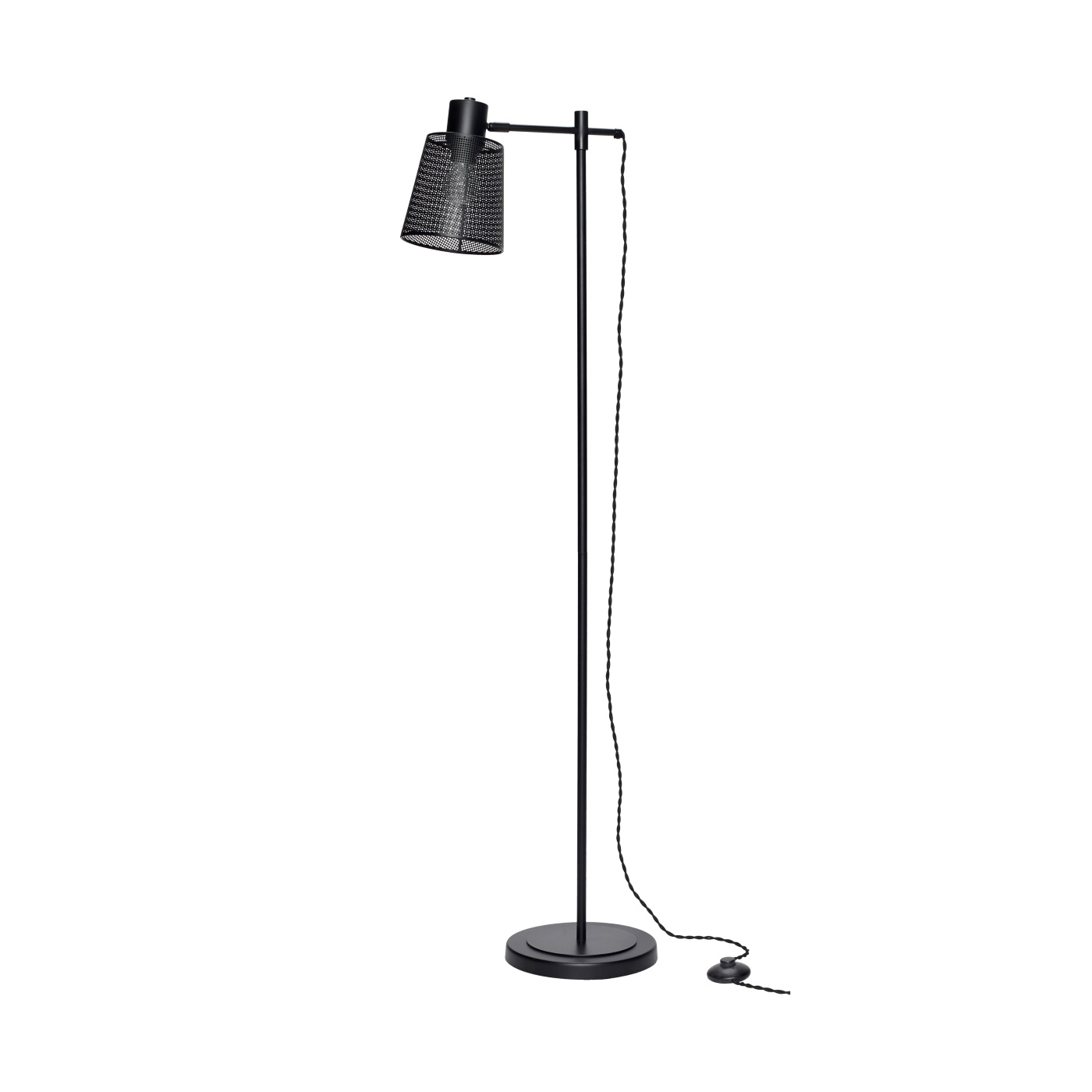 Golvlampa svart metall, Hubsch