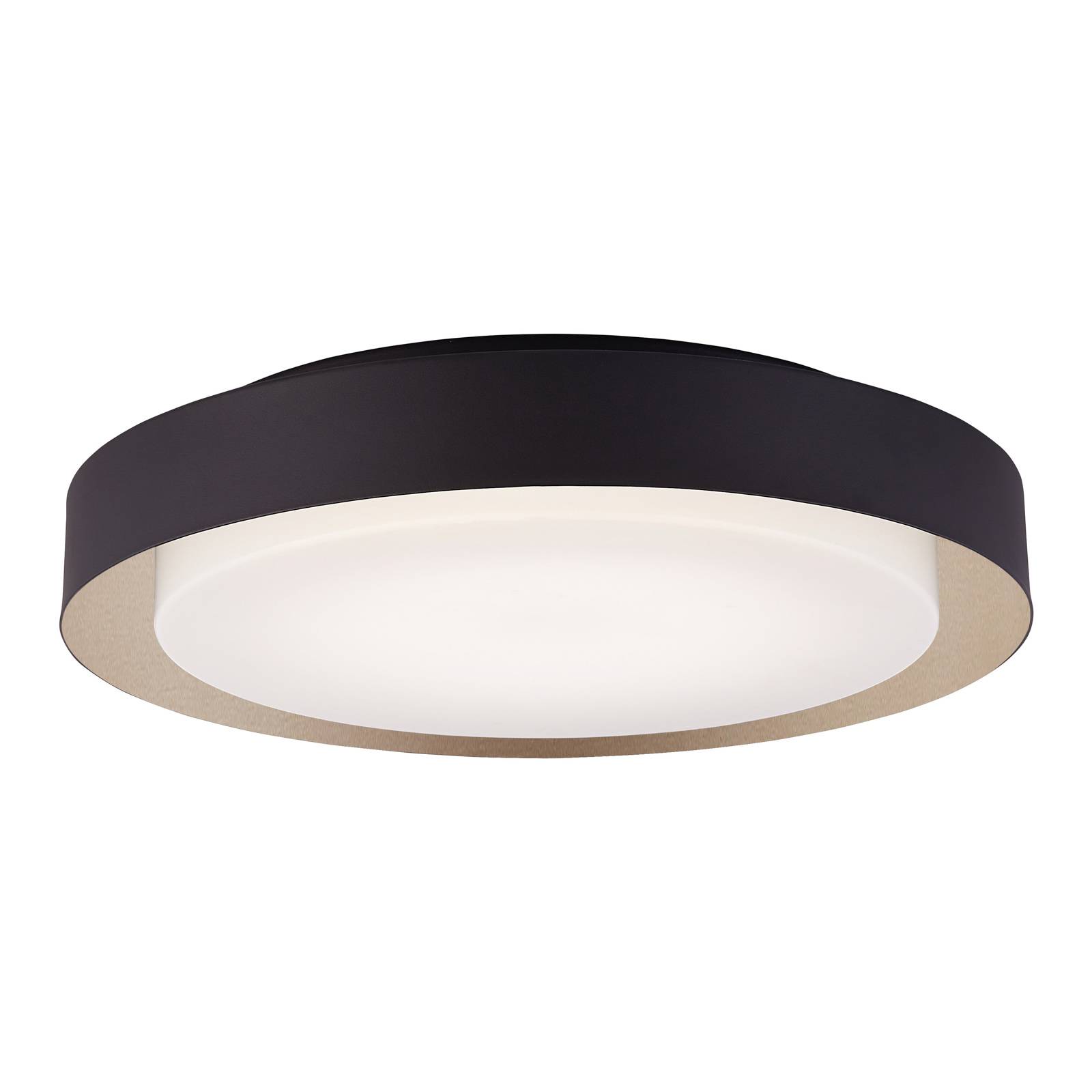 Arcchio Damaria LED-taklampa, svart-guld