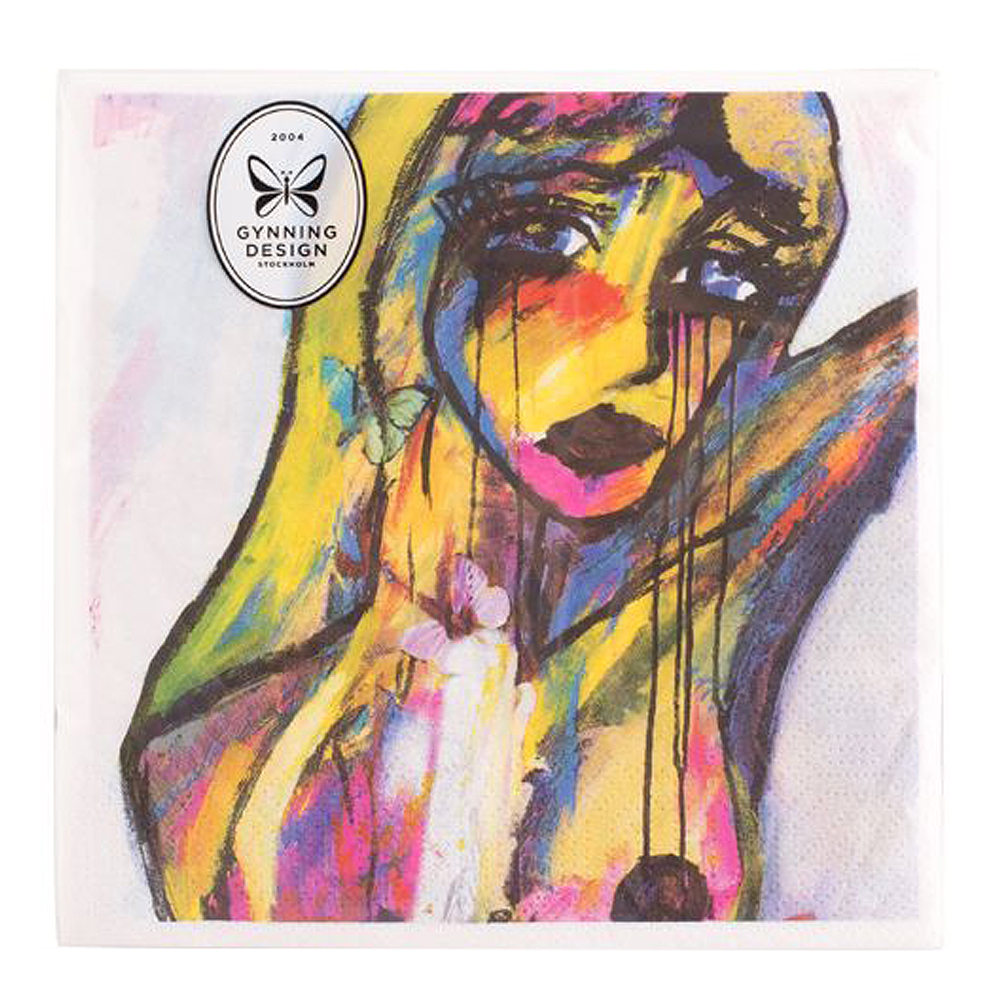 Gynning Design - Servett Bleeding Barbie 33x33 cm