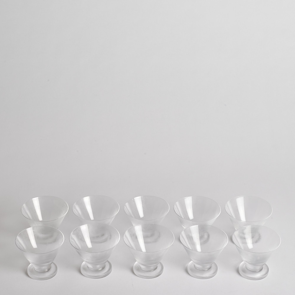 Vintage - Frostade Cocktailglas 10 st