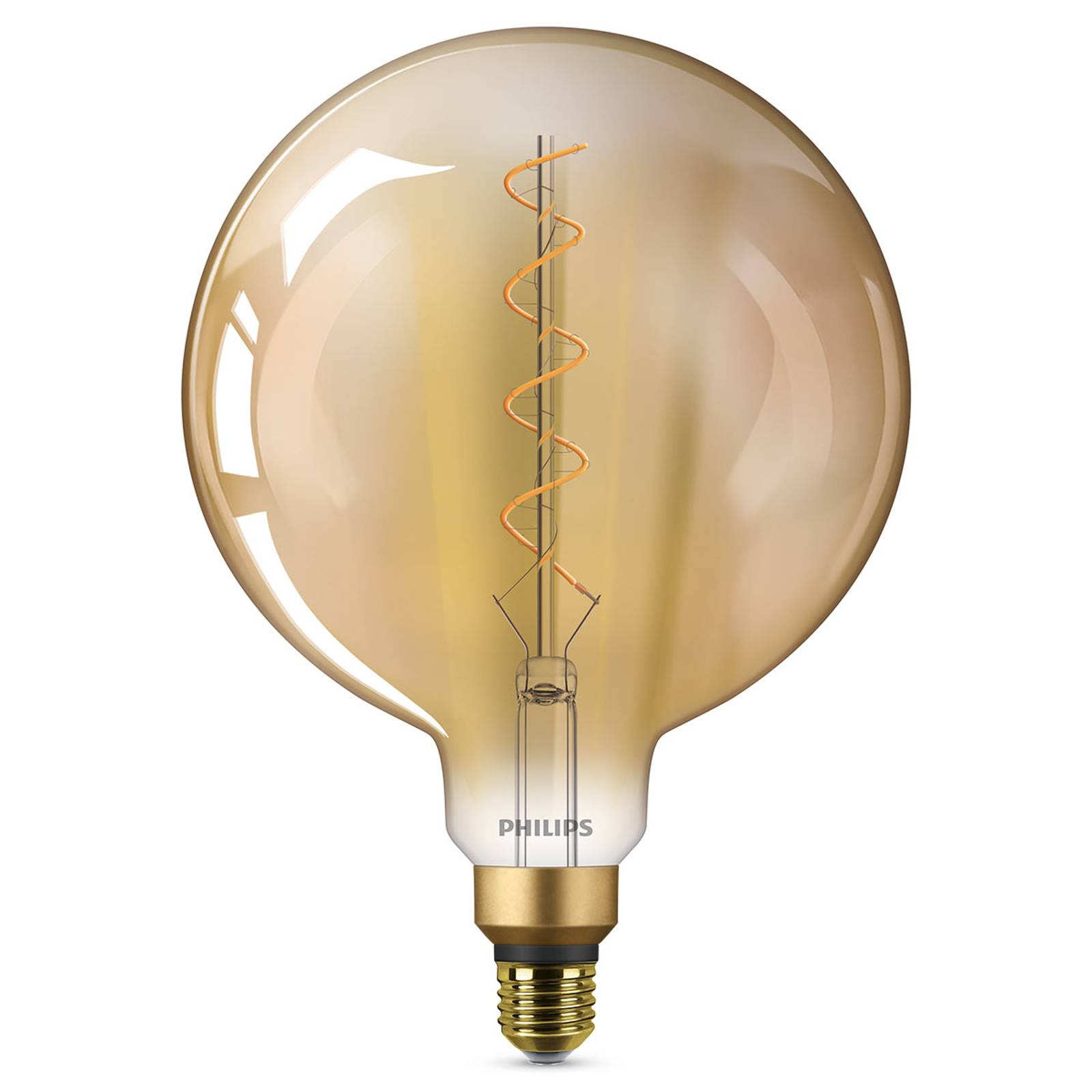 E27 G200 stor LED-lampa Classic Giant 2 000 K guld