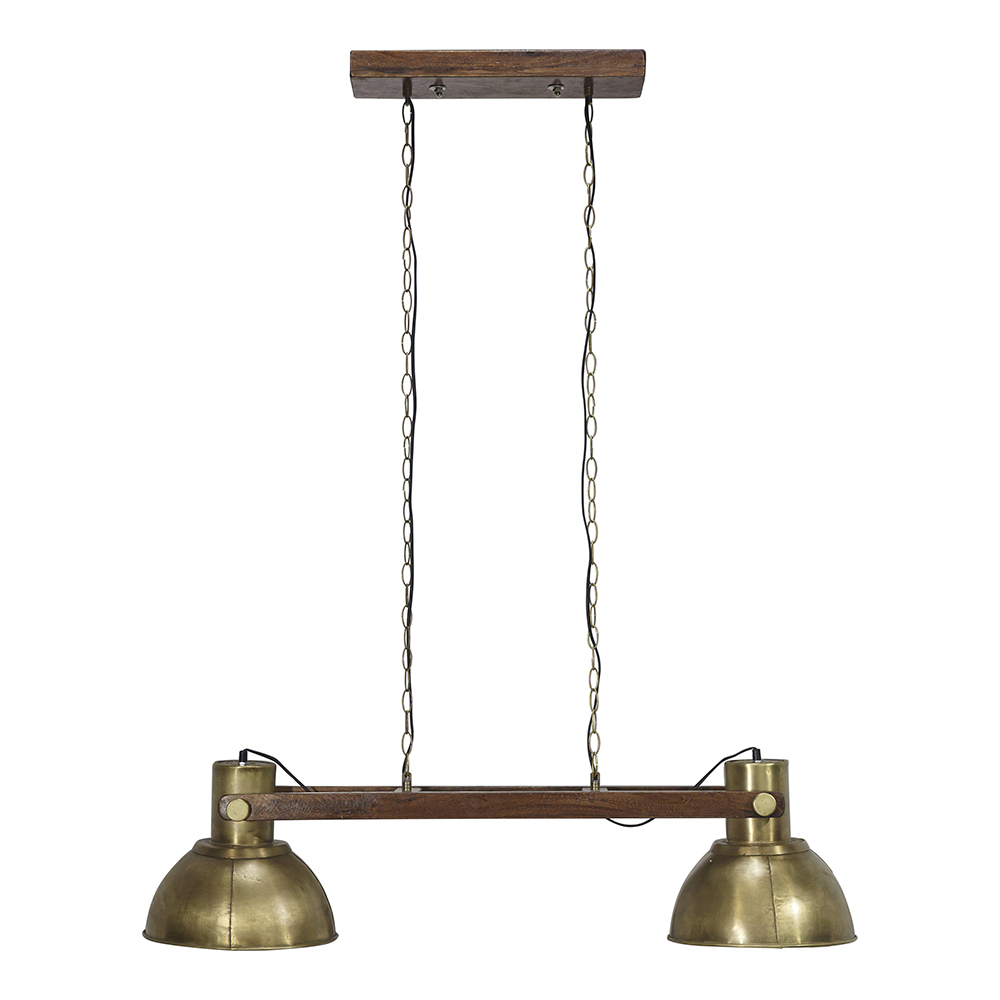 PR Home - Ashby Taklampa dubbel 110 cm Mässing