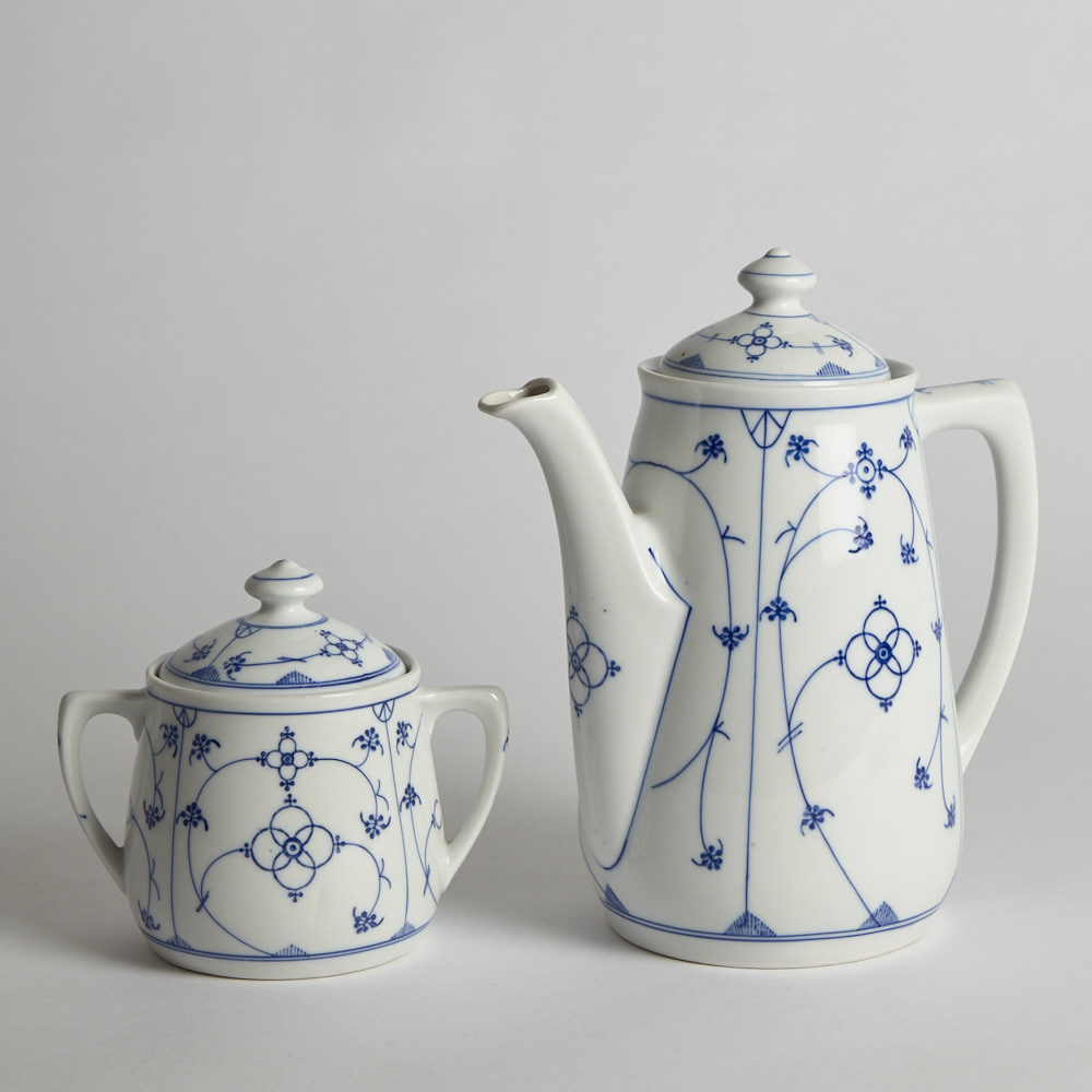 Vintage - SÅLD Kaffekanna och Sockerskål av Schaller & Co