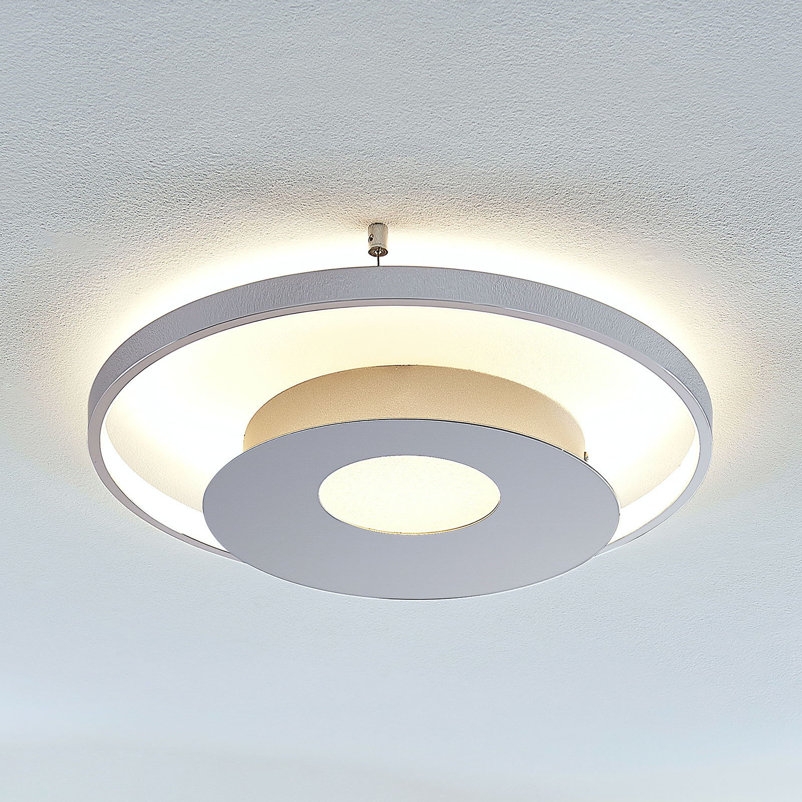 LED-taklampa Anays, rund, 42 cm