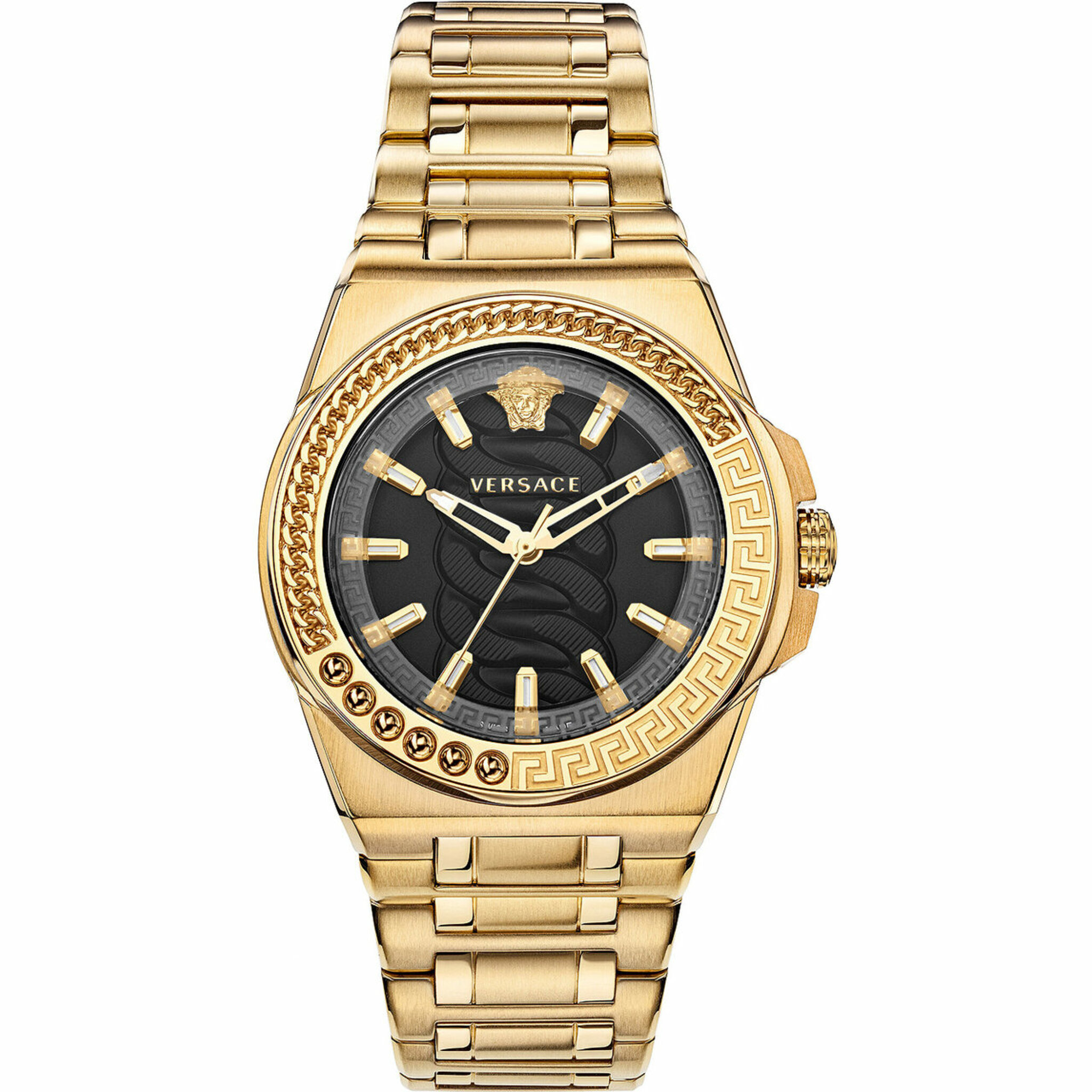 Vehd00520, Quartz, 40mm, 5atm, gold