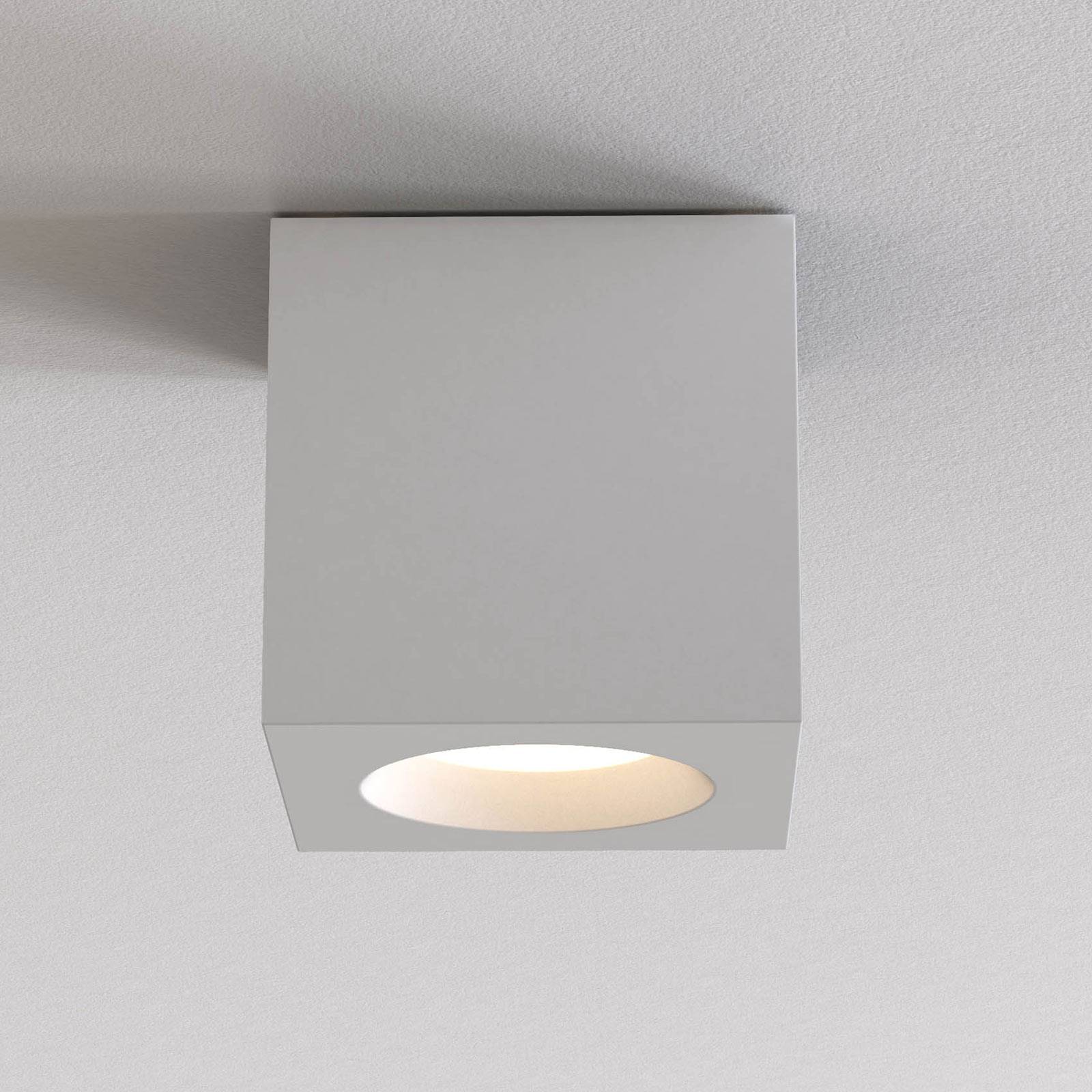 Astro Kos Square 80 taklampa, matt vit