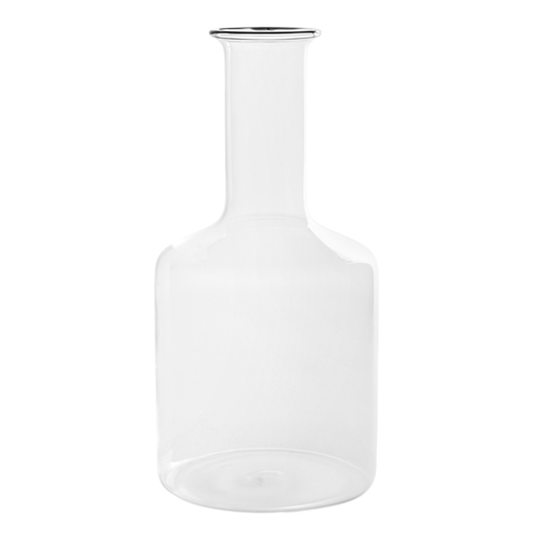 Hay - Rim Karaff 1,2 L Klar med Svart rand