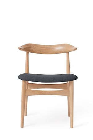 Cow Horn Stol Ek - Anthracite Melange (Hallingdal)