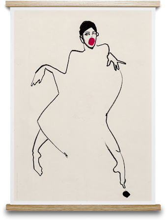 Dancer 02 Poster 30x40 cm