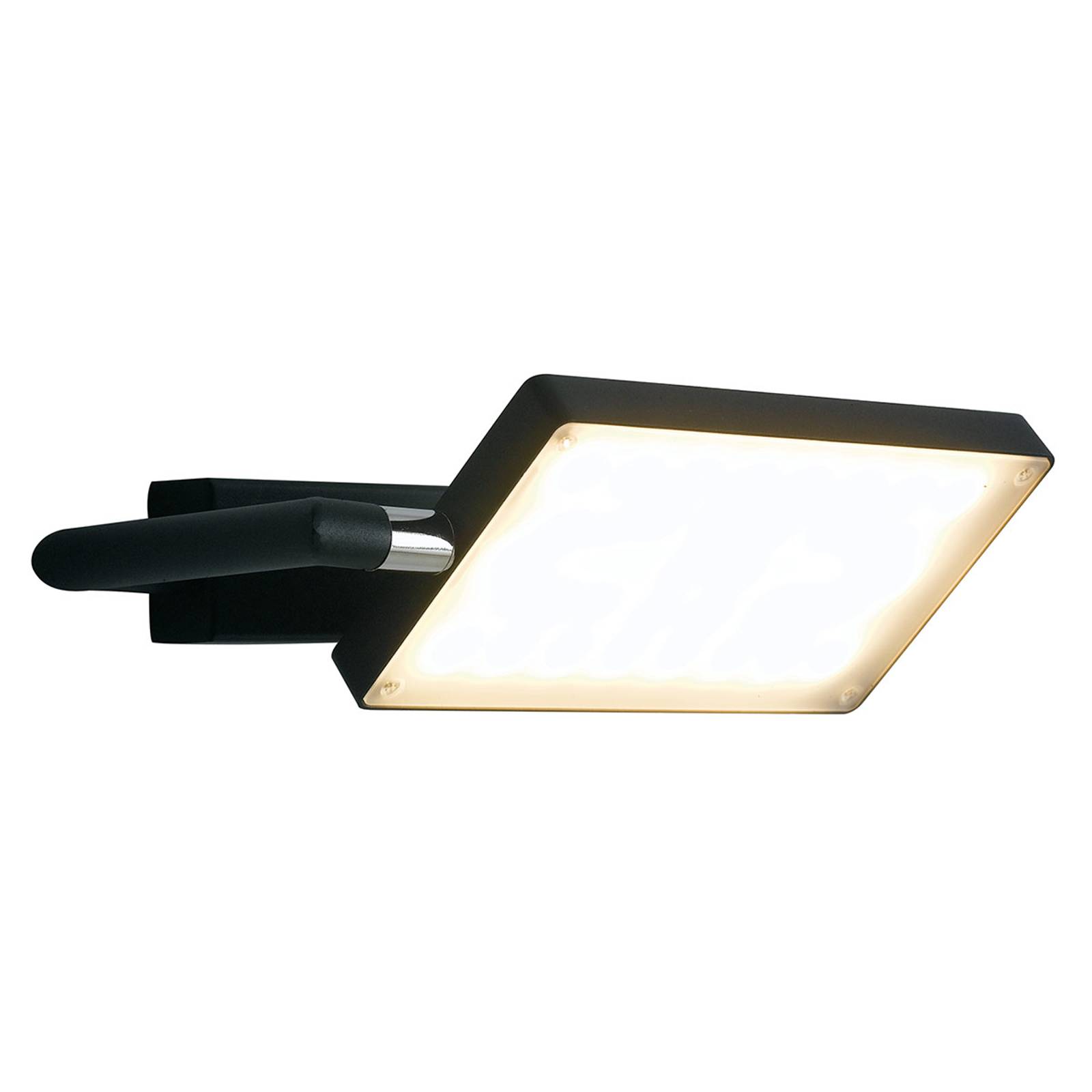 LED-vägglampa Book, svart
