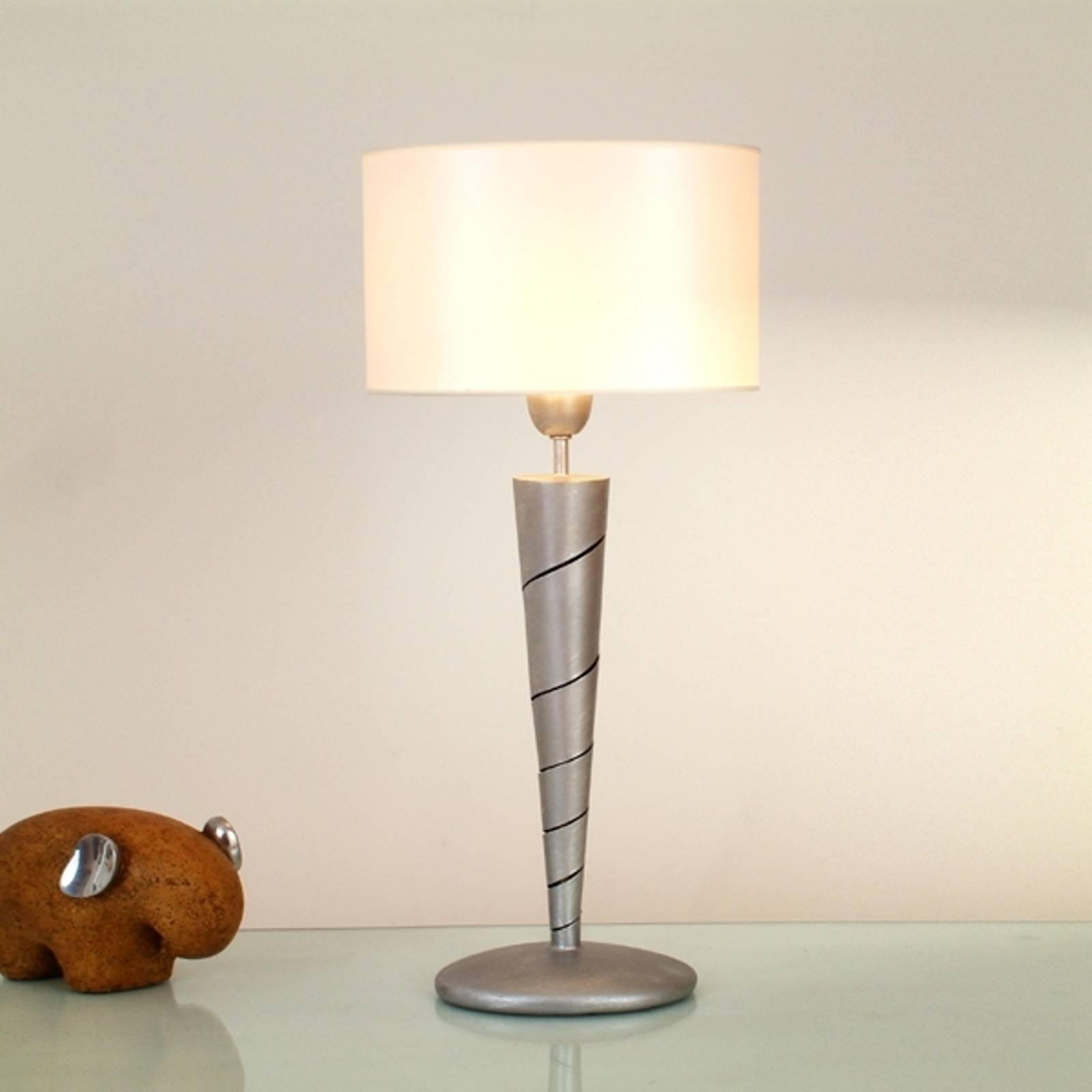 Ädel bordslampa INNOVAZIONE av järn - silver