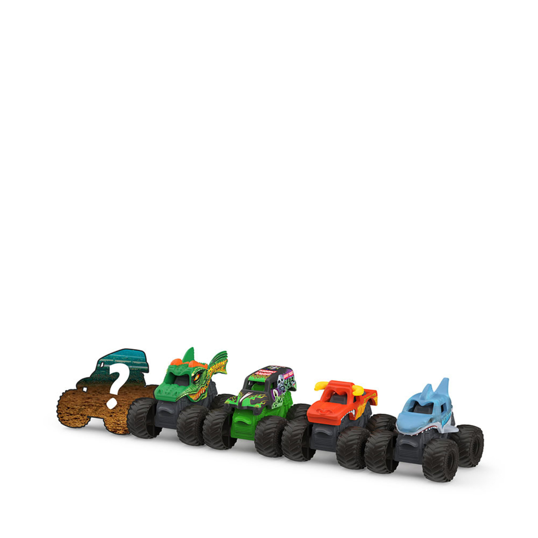 Monster Jam Mini-skala 5-pack