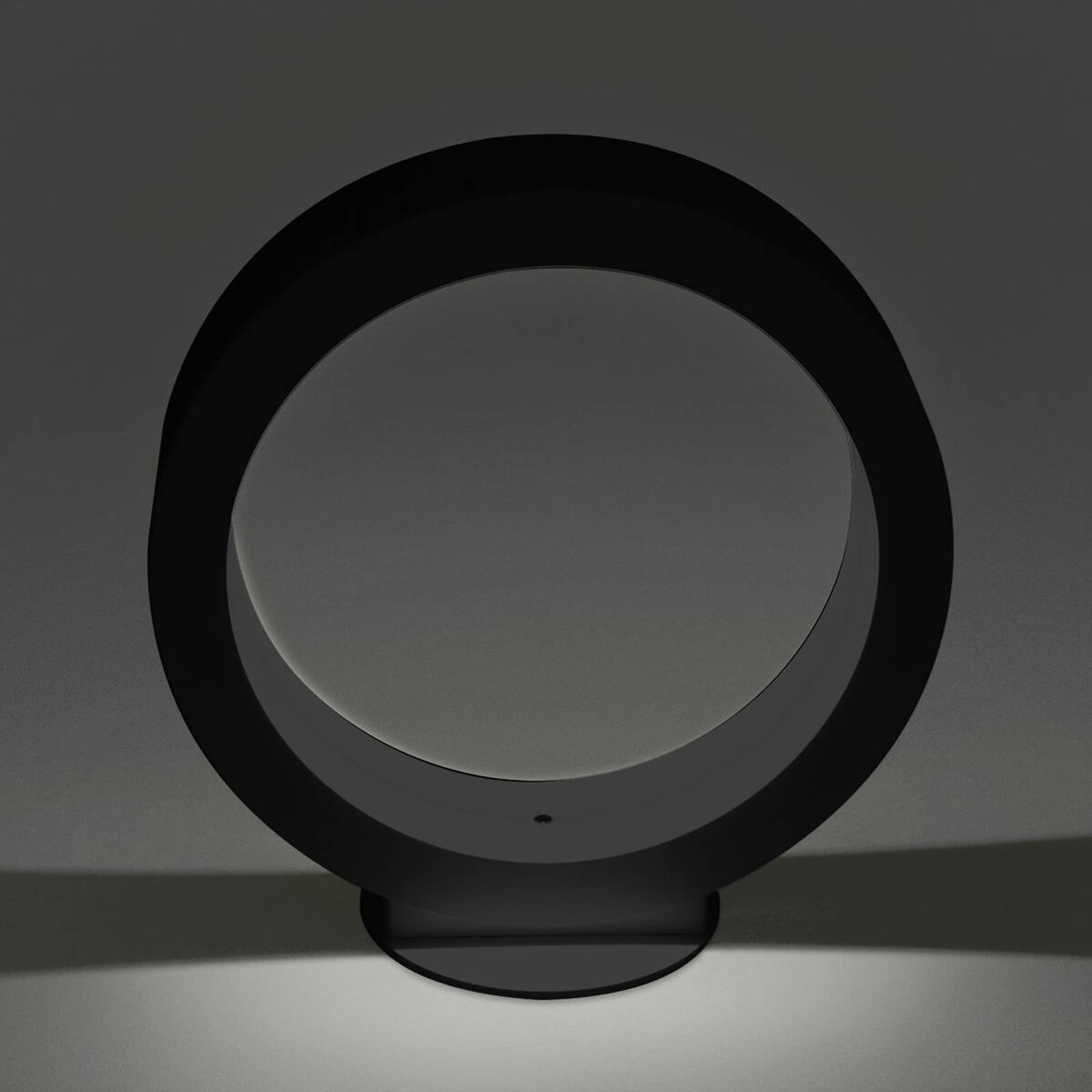 Dimbar LED-bordslampa Assolo i svart 20 cm