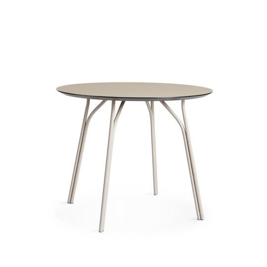 Runt matbord 90 cm TREE Beige