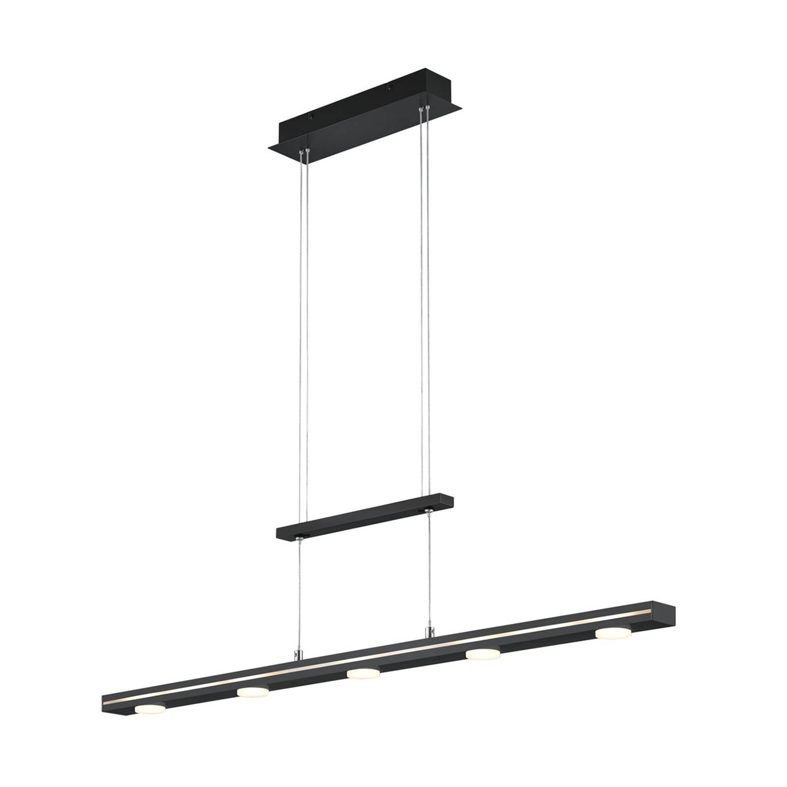 Lindby Naiara LED-hänglampa, svart
