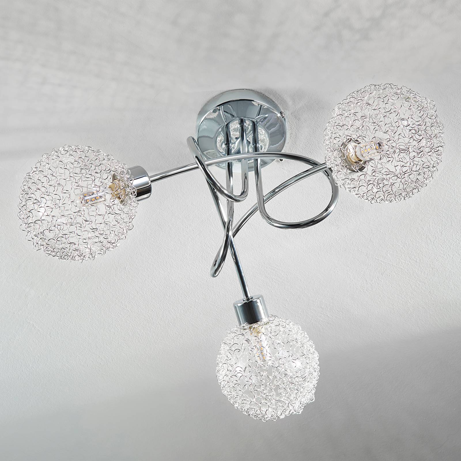 Ticino - LED-taklampa, 3 ljuskällor