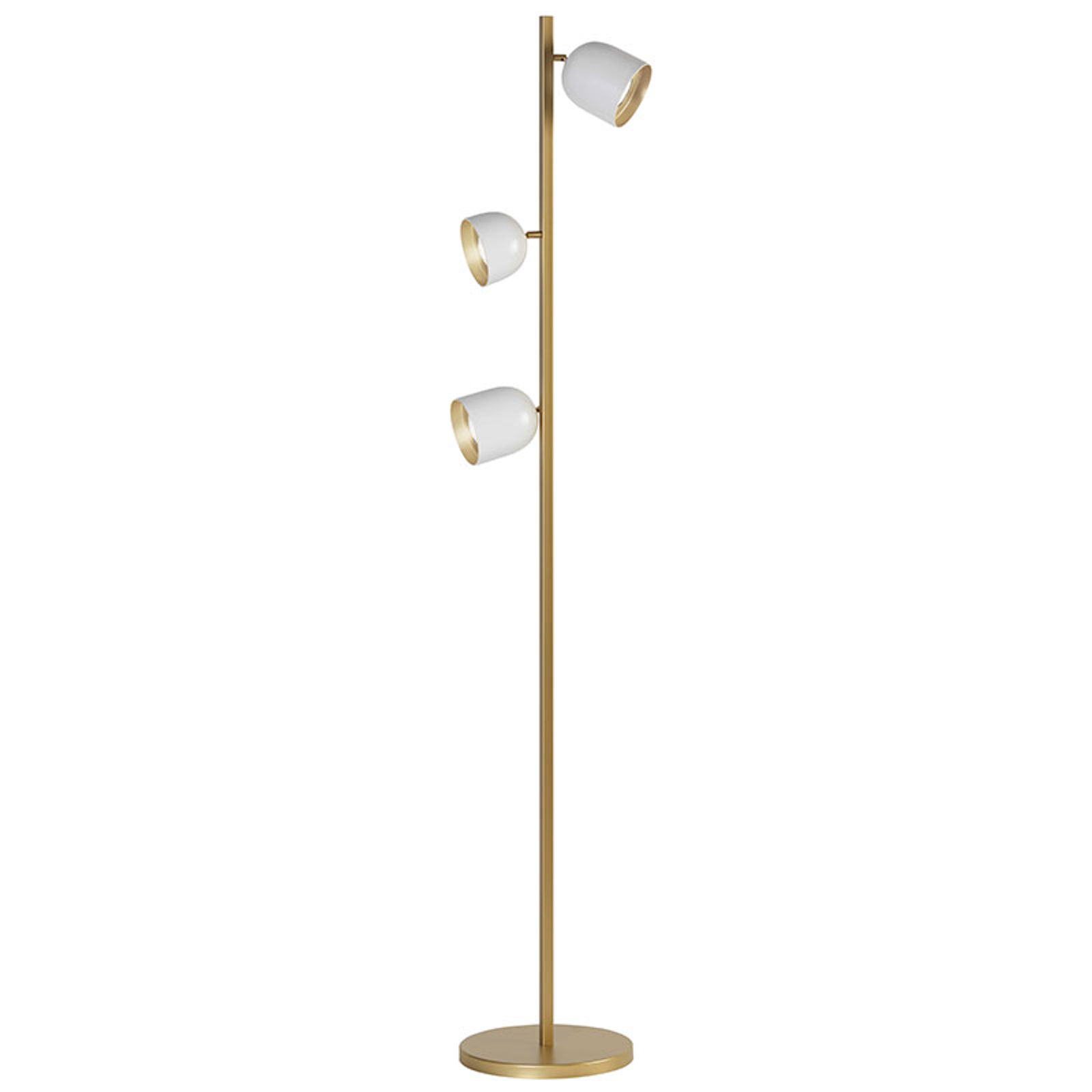 LED-golvlampa Dome vit