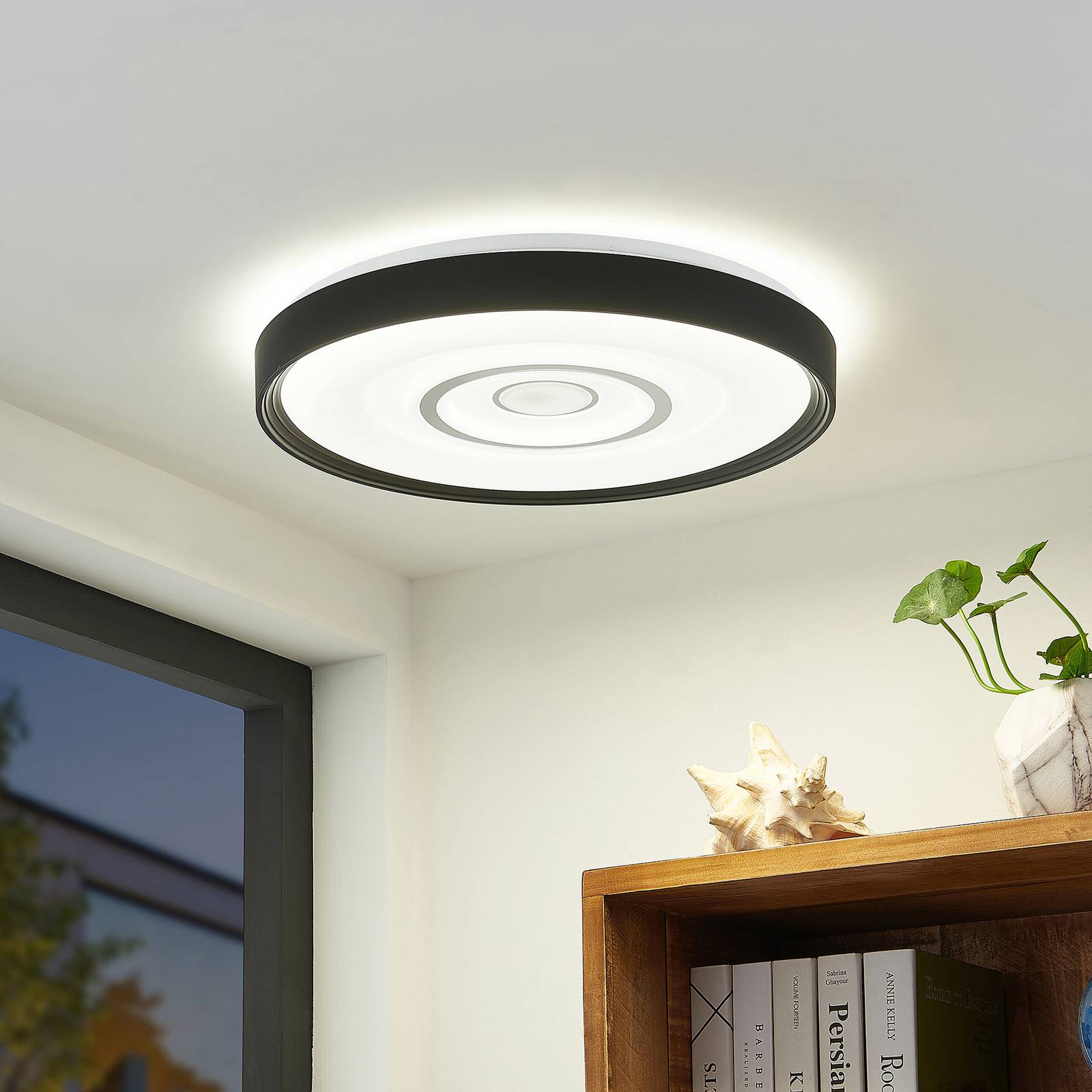 Lindby Pikanum LED-taklampa, CCT, dimbar