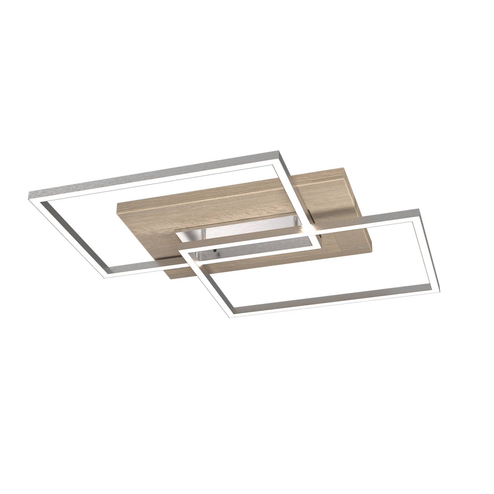 LED-taklampa Panama L, kalkbehandlad ek