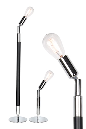 Mr Hyde Bordslampa Mattsvart/Krom