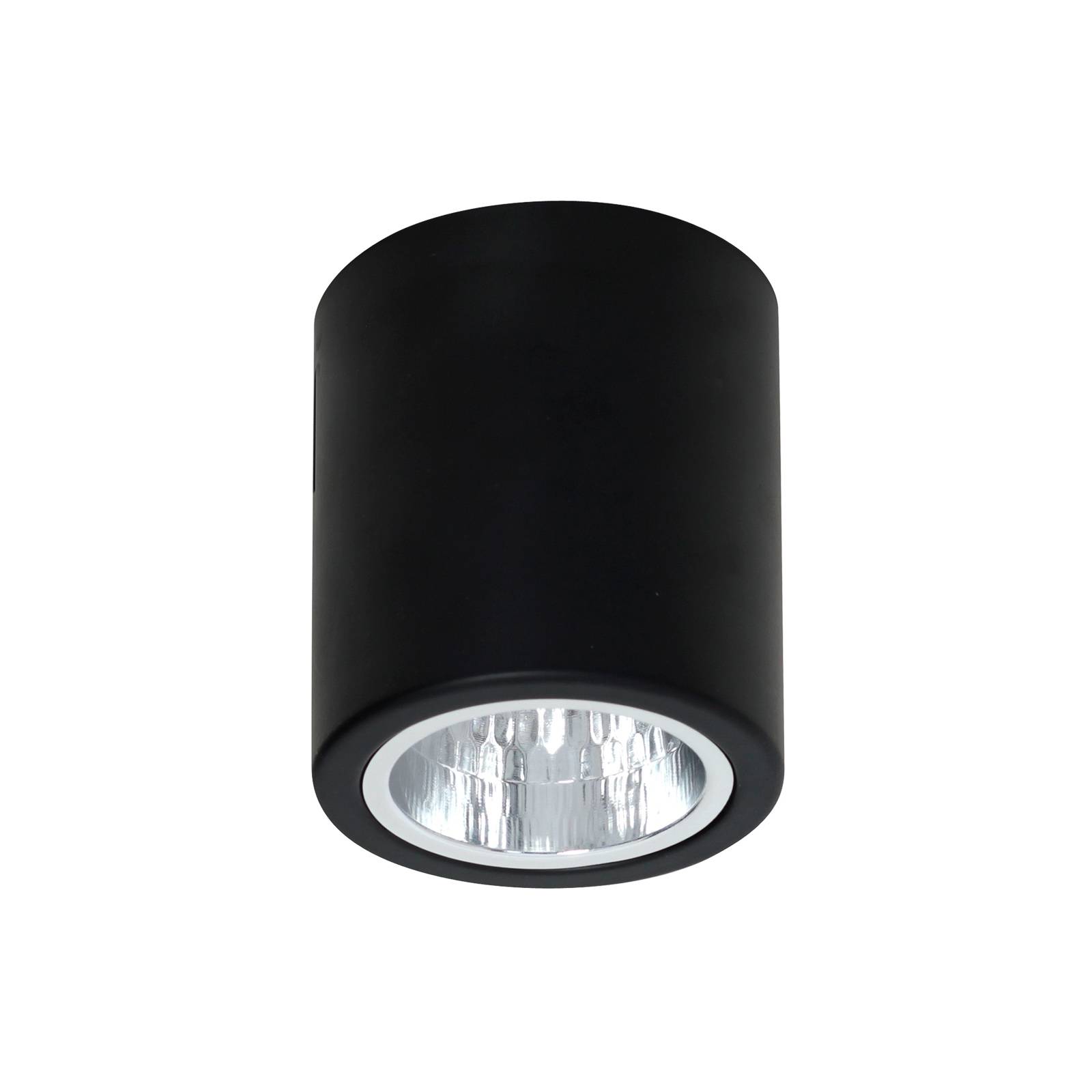 Takspotlight Downlight round i svart, Ø 11 cm