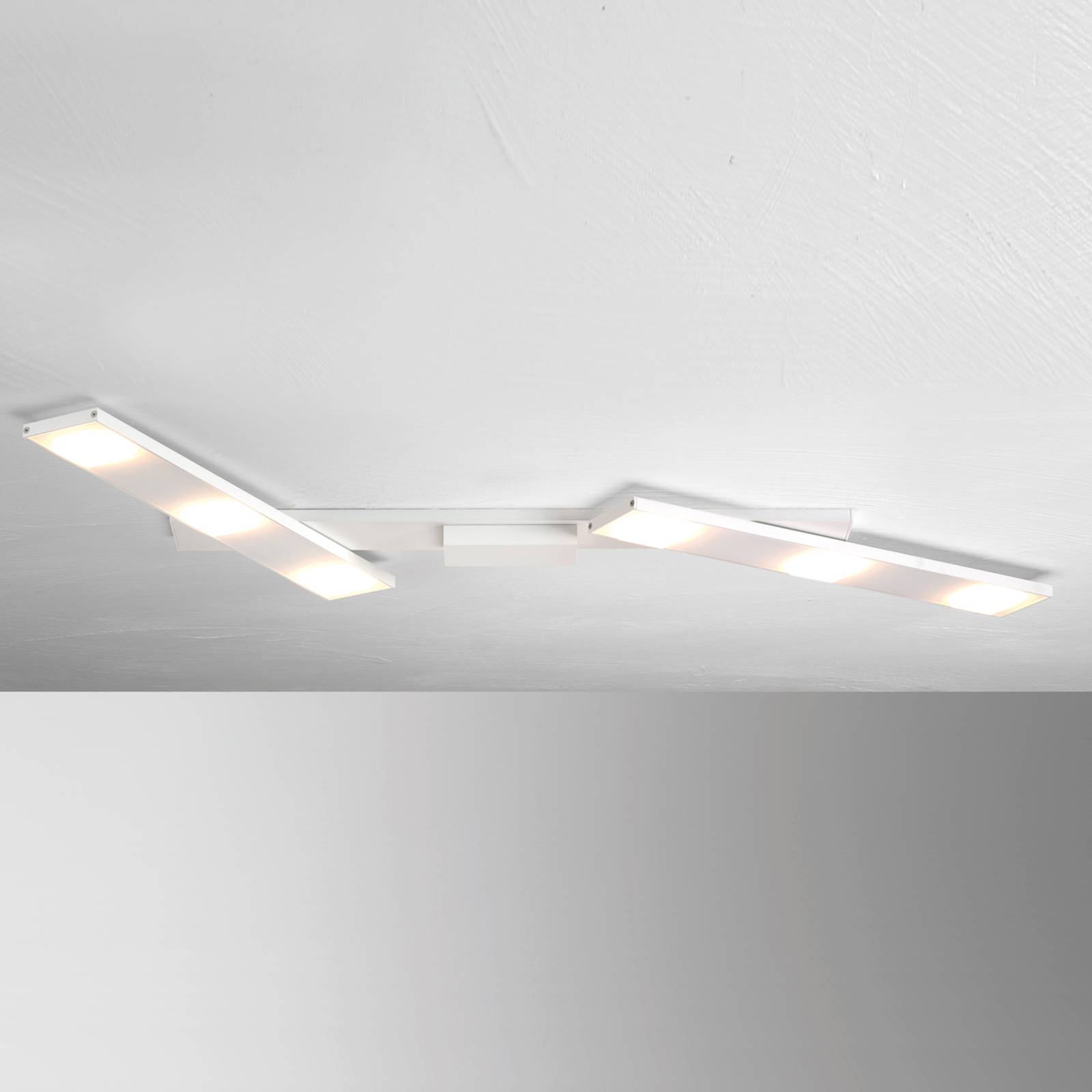 Svängbar LED-taklampa Slight, vit