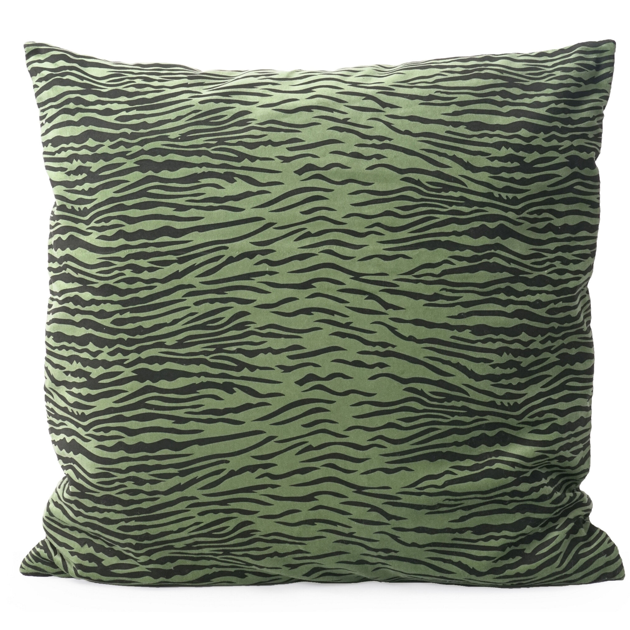 Kuddfodral Grass Zebra Velvet 50x50 cm, 50X50