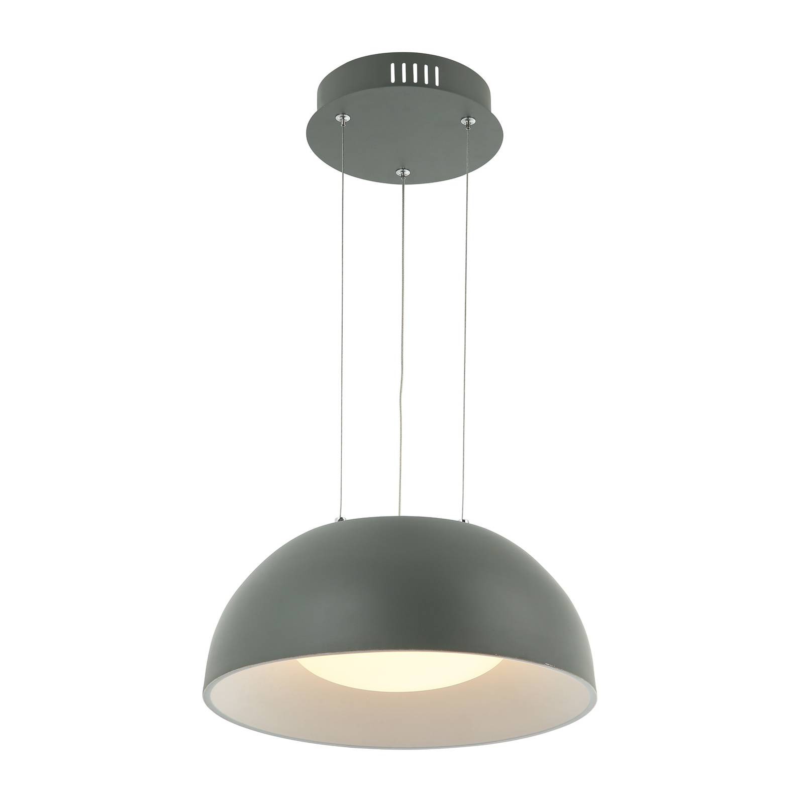 Lindby Juliven LED-hänglampa, grå, 32 cm