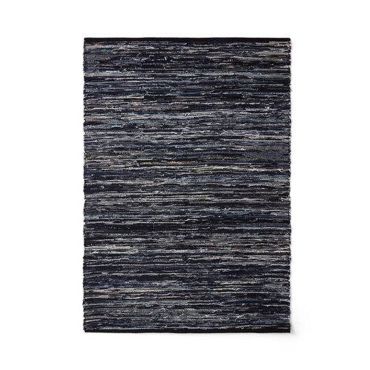 Matta Not Wasted 140x200cm Återvunnen Denim Blå