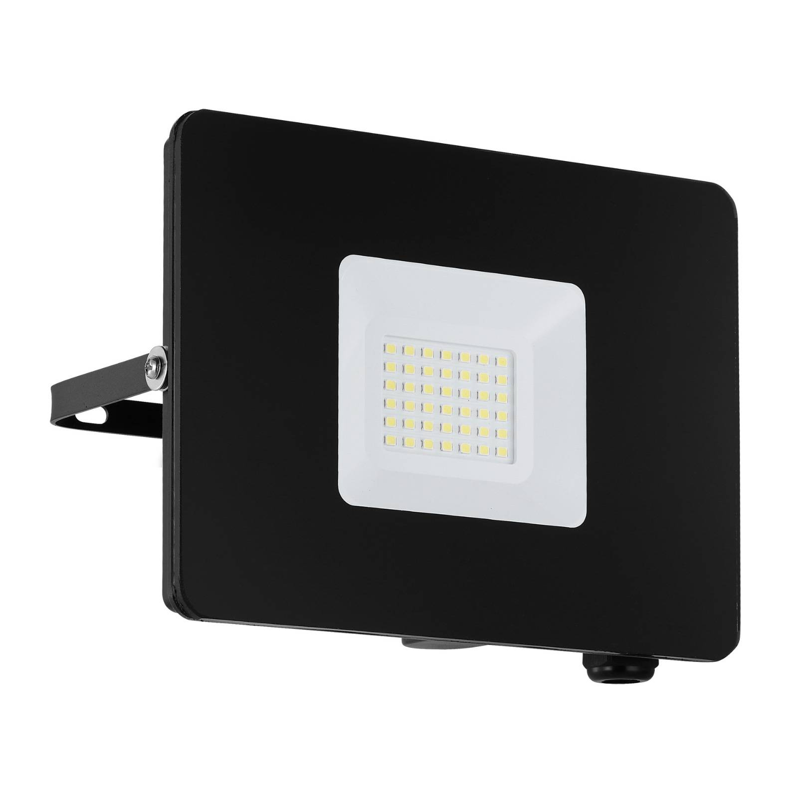 Utomhus LED-spot Faedo 3 i svart, 30 W