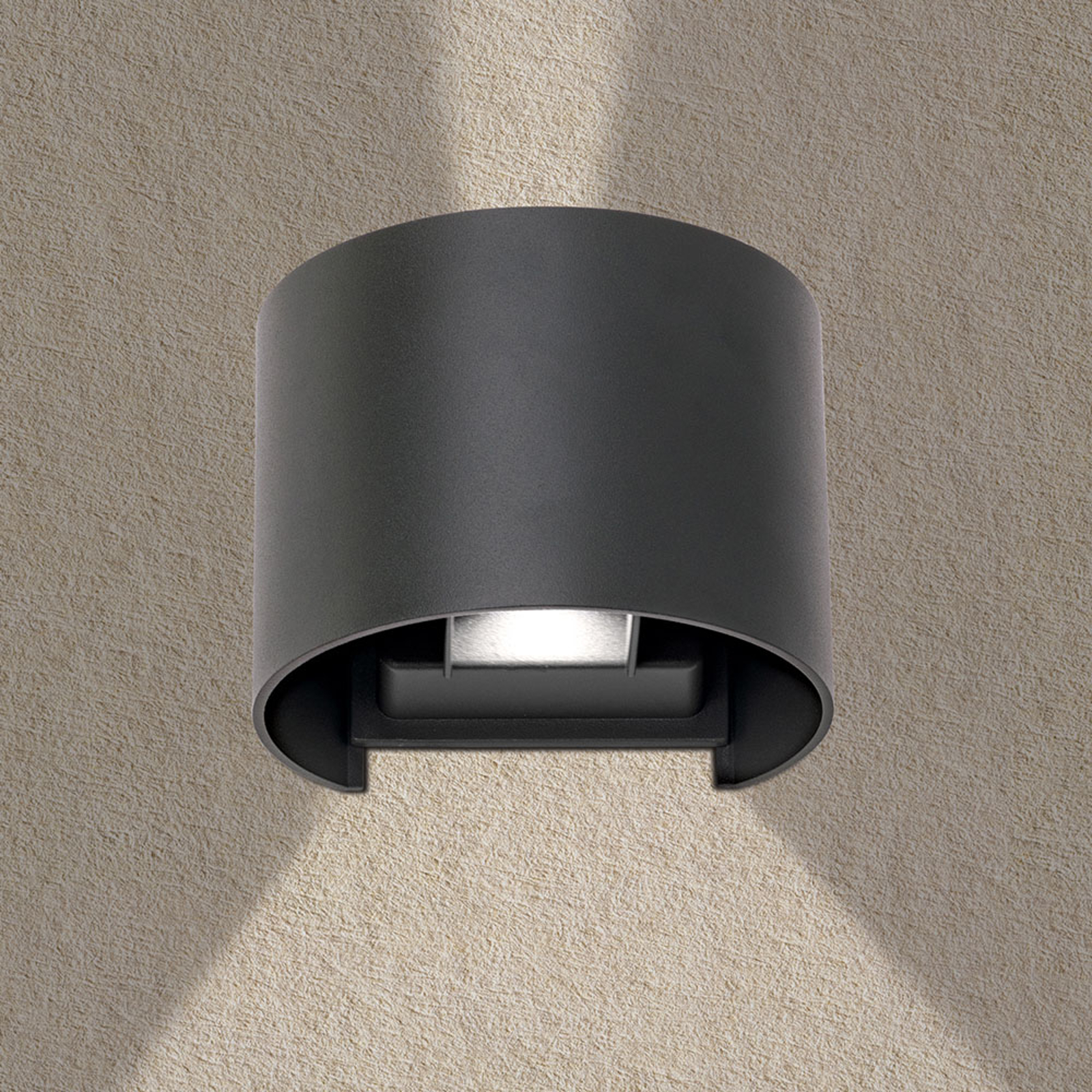 LED-vägglampa Scotty med variabel strålvinkel