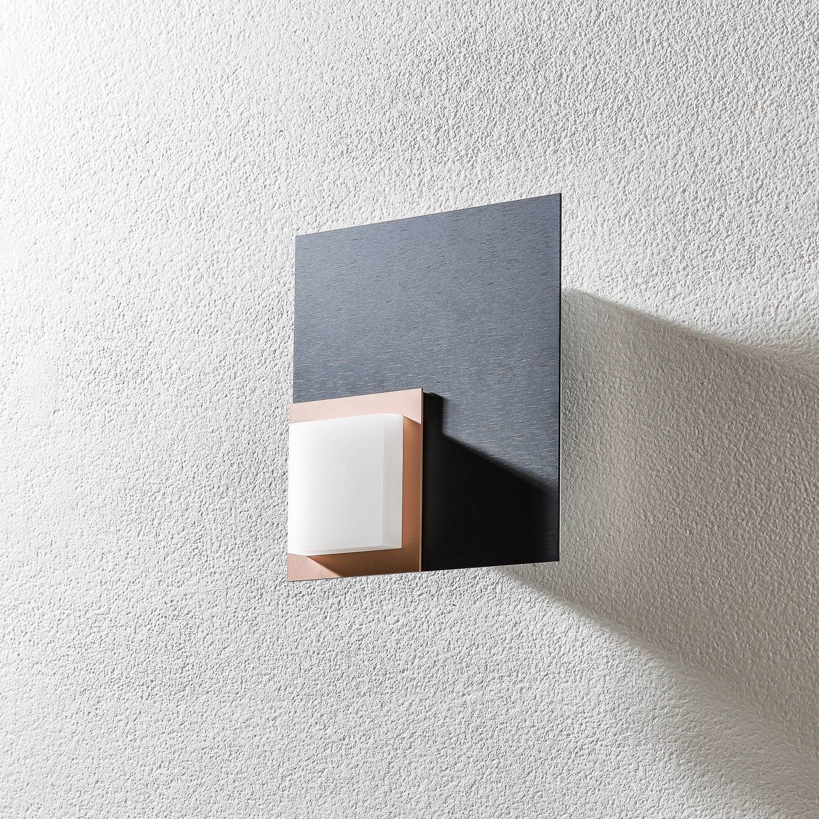 BANKAMP Quadro LED-taklampa 8W antracit