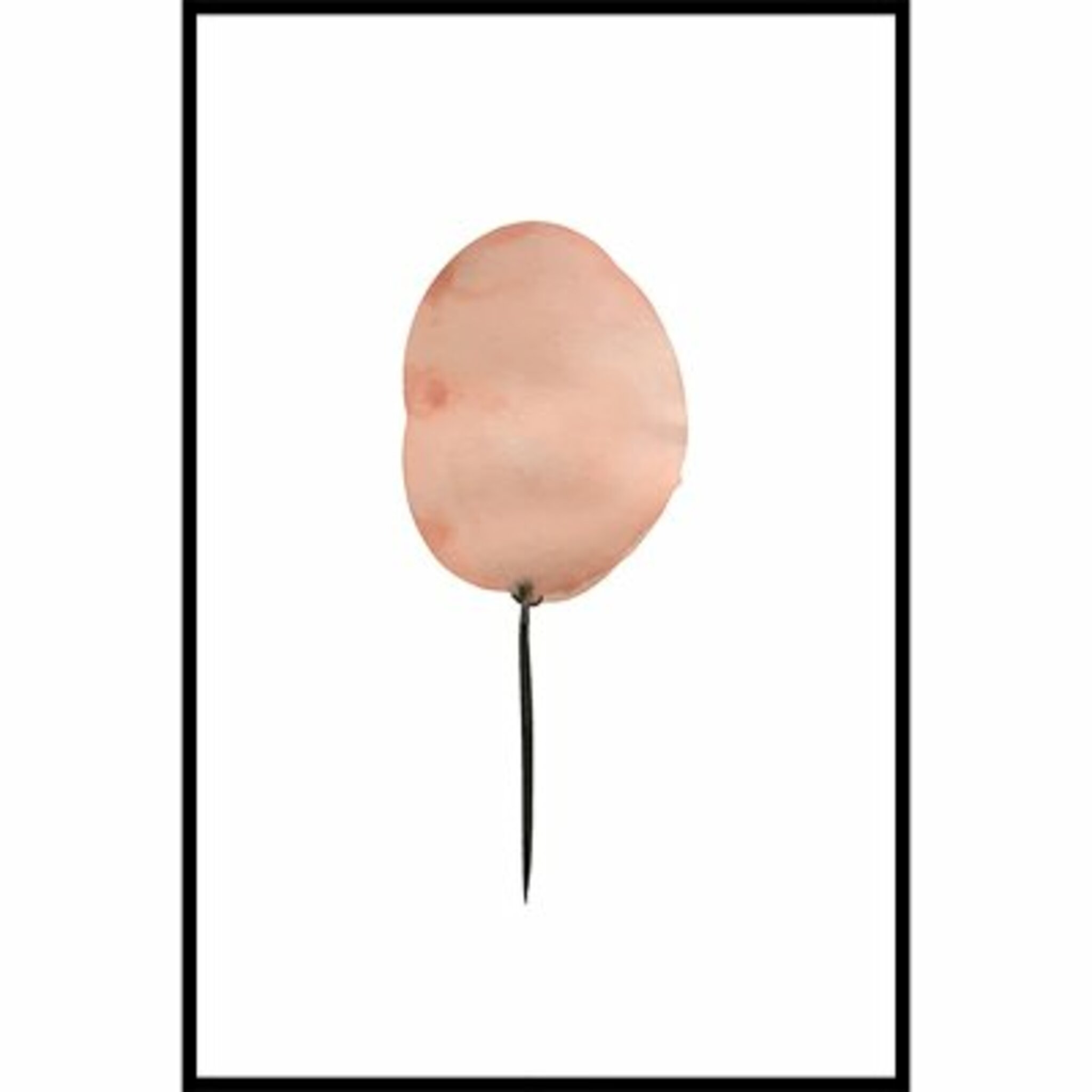 Pink Balloon Poster