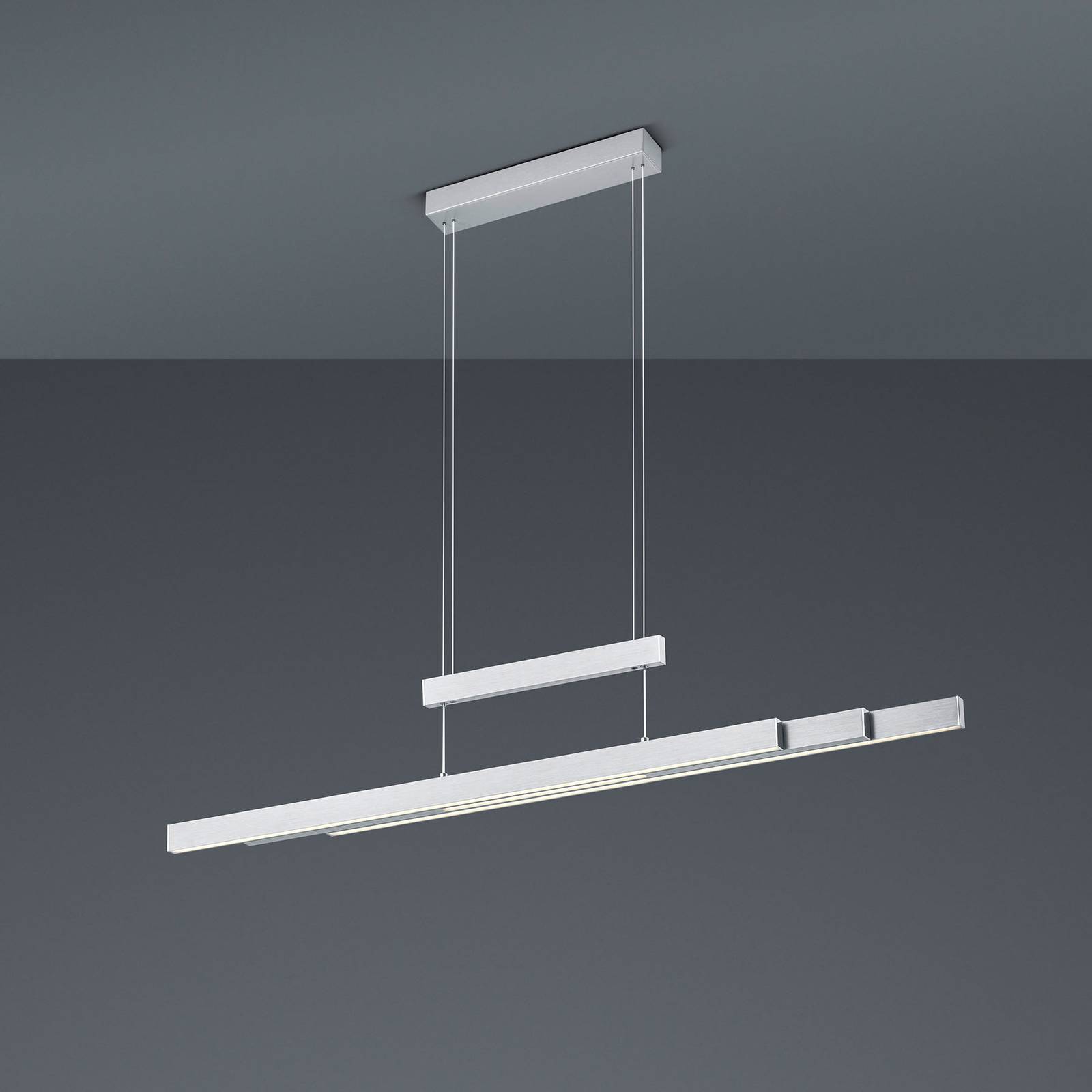 LED-pendellampa Trajan, 2 700-5 000 K, nickel matt