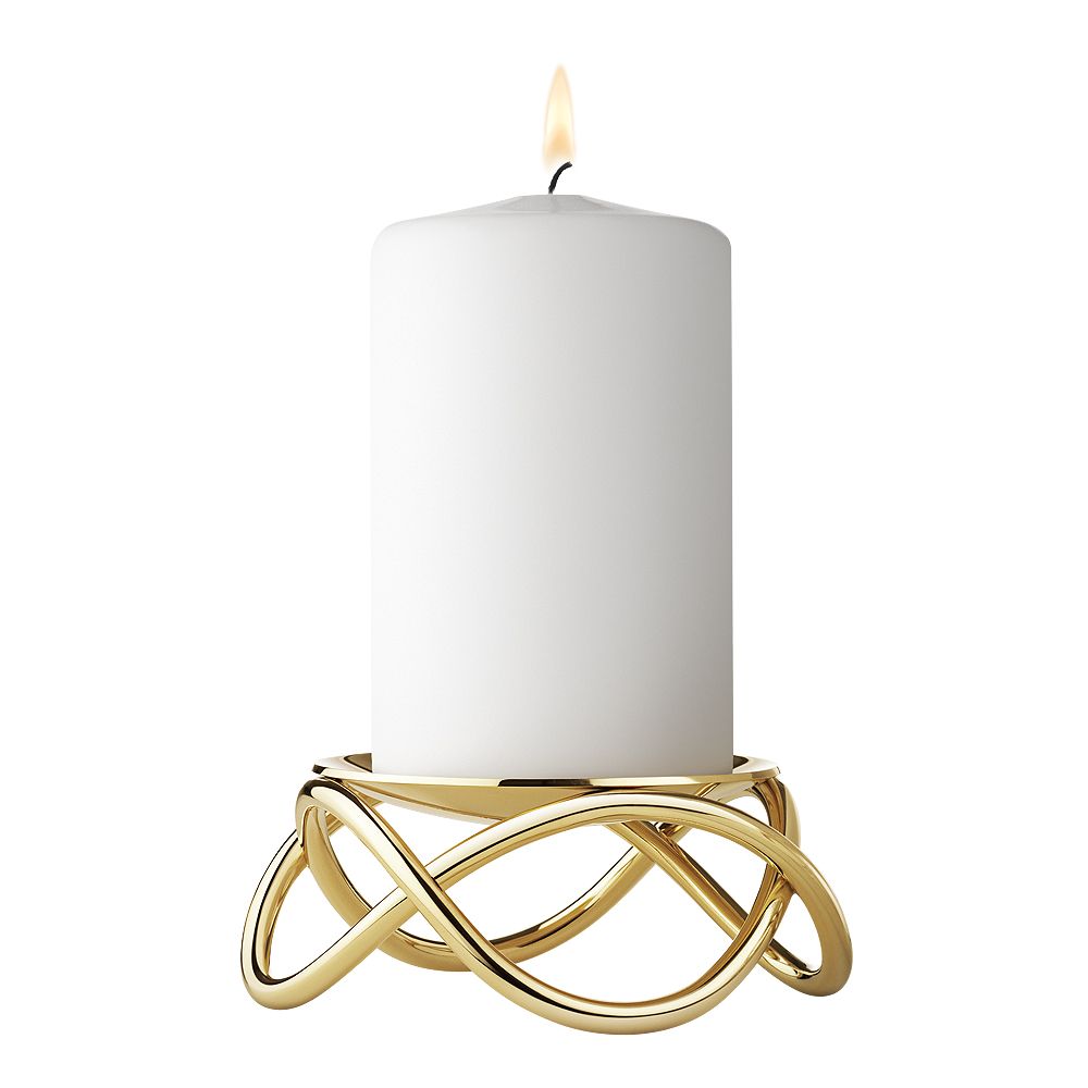 Georg Jensen - Glow Ljusstake 10 cm Guld