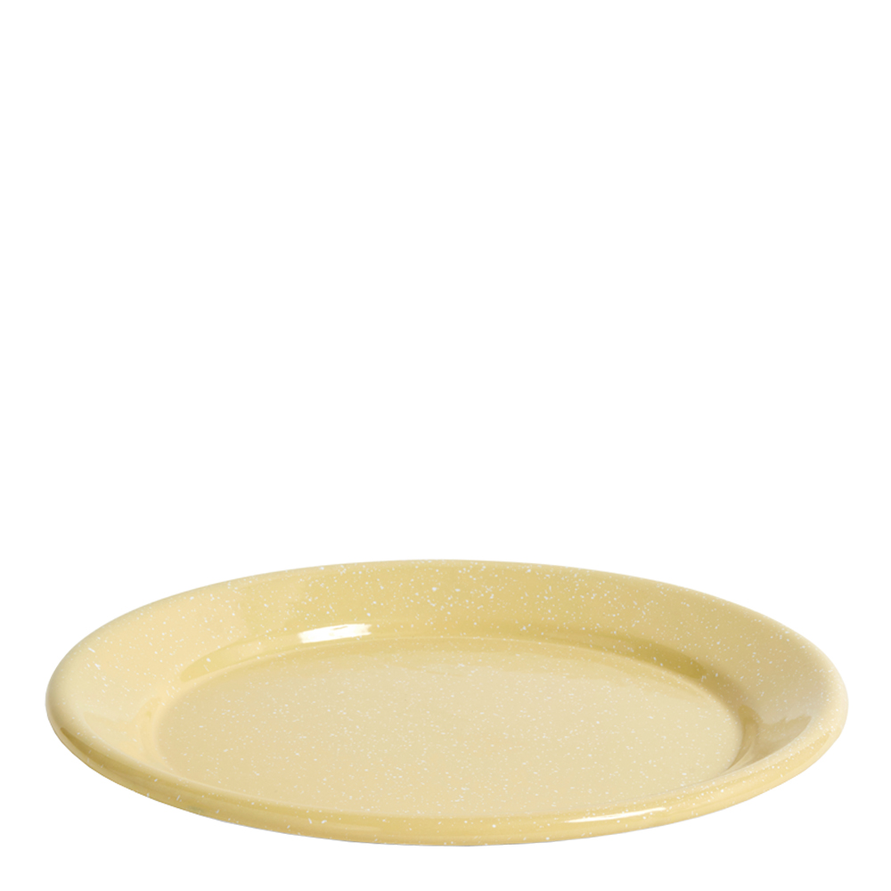 Hay - Tallrik Emaljerad 25,5 cm Gul